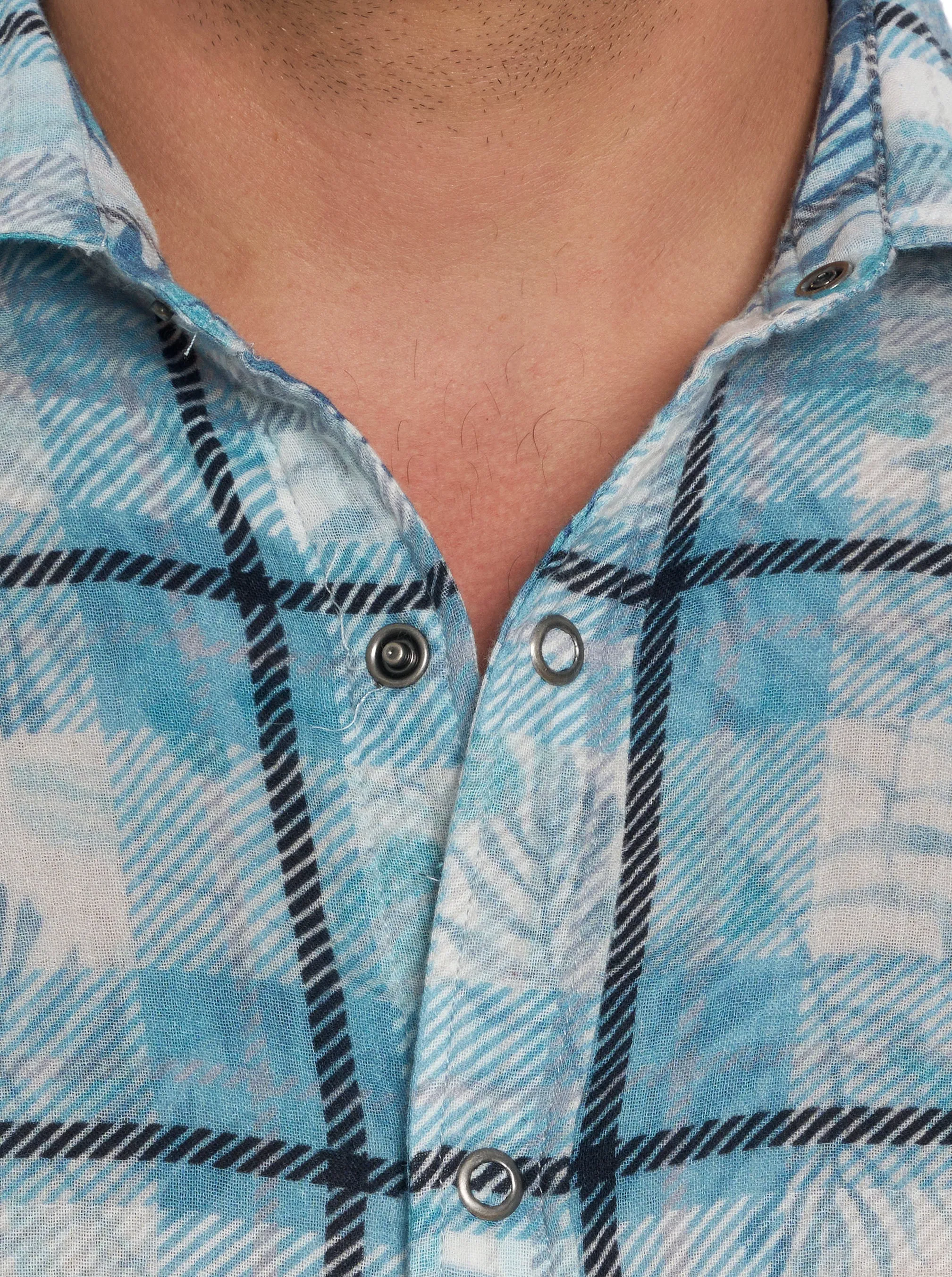 FLIPSIDE LONG SLEEVE BUTTON DOWN SHIRT TALL sold by Robert Graham product image thumbnail 3