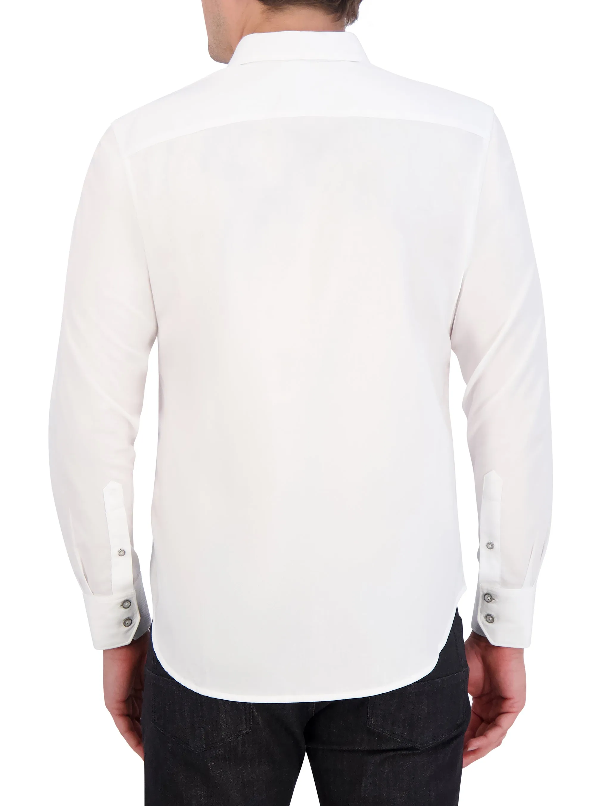 WAYFARER LONG SLEEVE BUTTON DOWN SHIRT sold by Robert Graham product image thumbnail 4