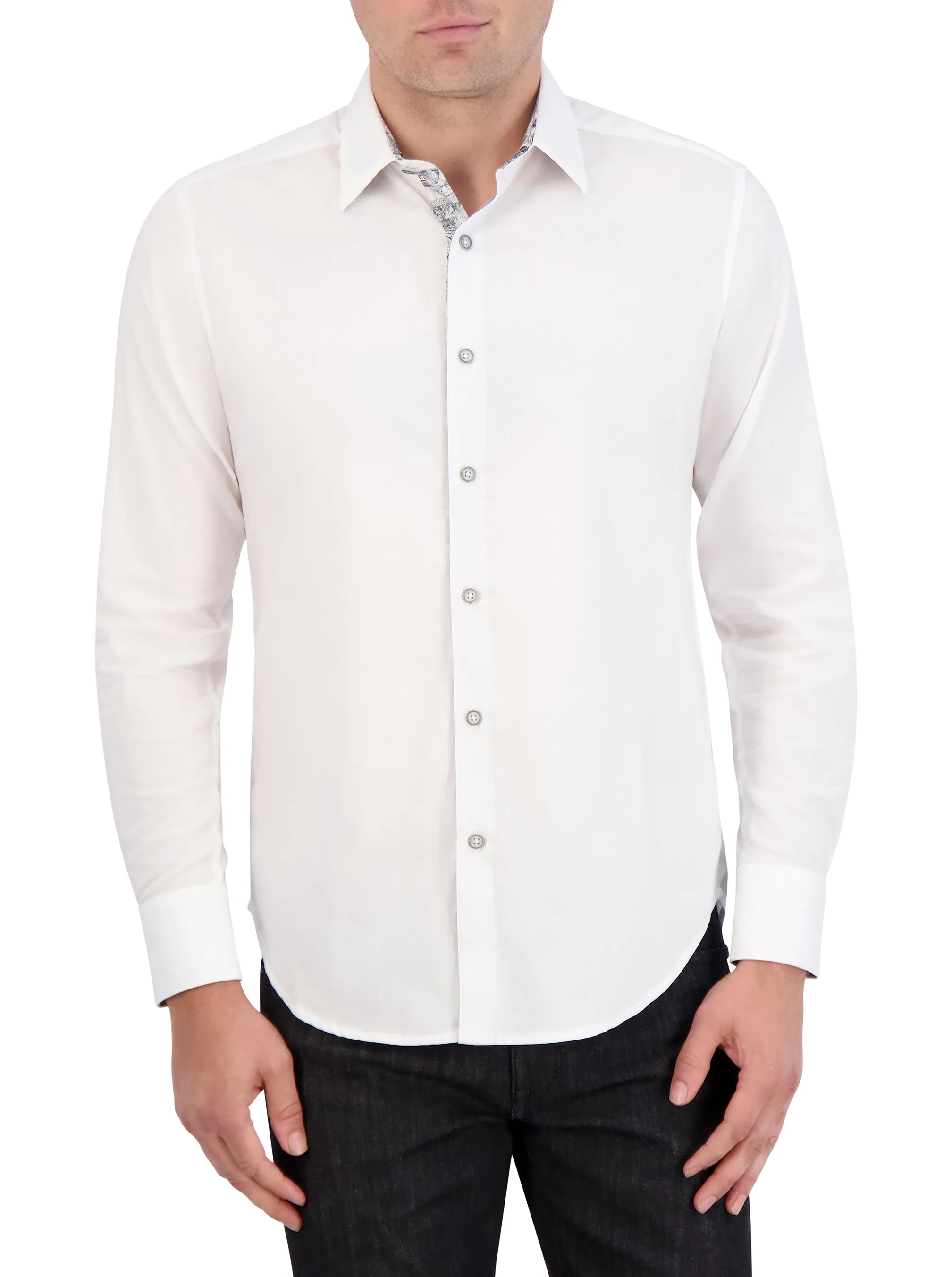 WAYFARER LONG SLEEVE BUTTON DOWN SHIRT sold by Robert Graham