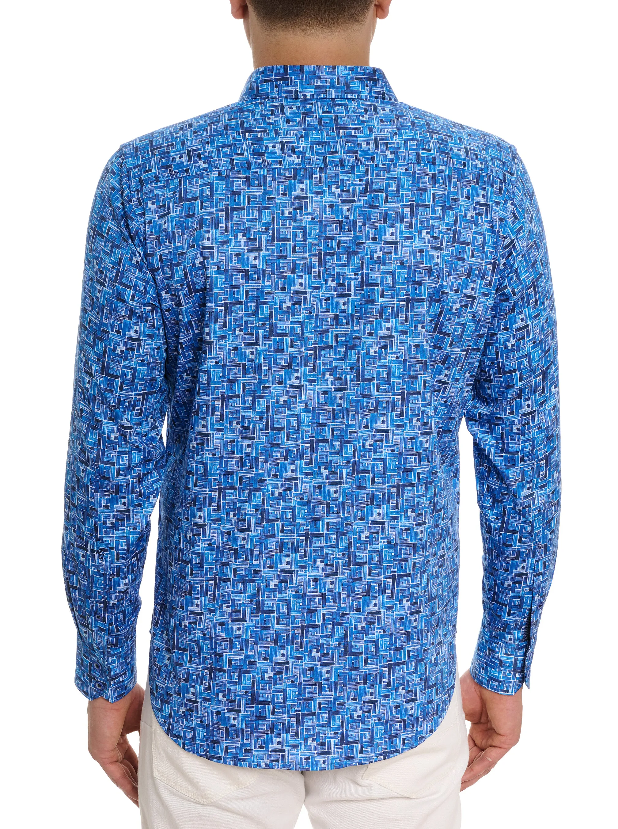 SEAS THE DAY LONG SLEEVE BUTTON DOWN SHIRT BIG sold by Robert Graham product image thumbnail 3