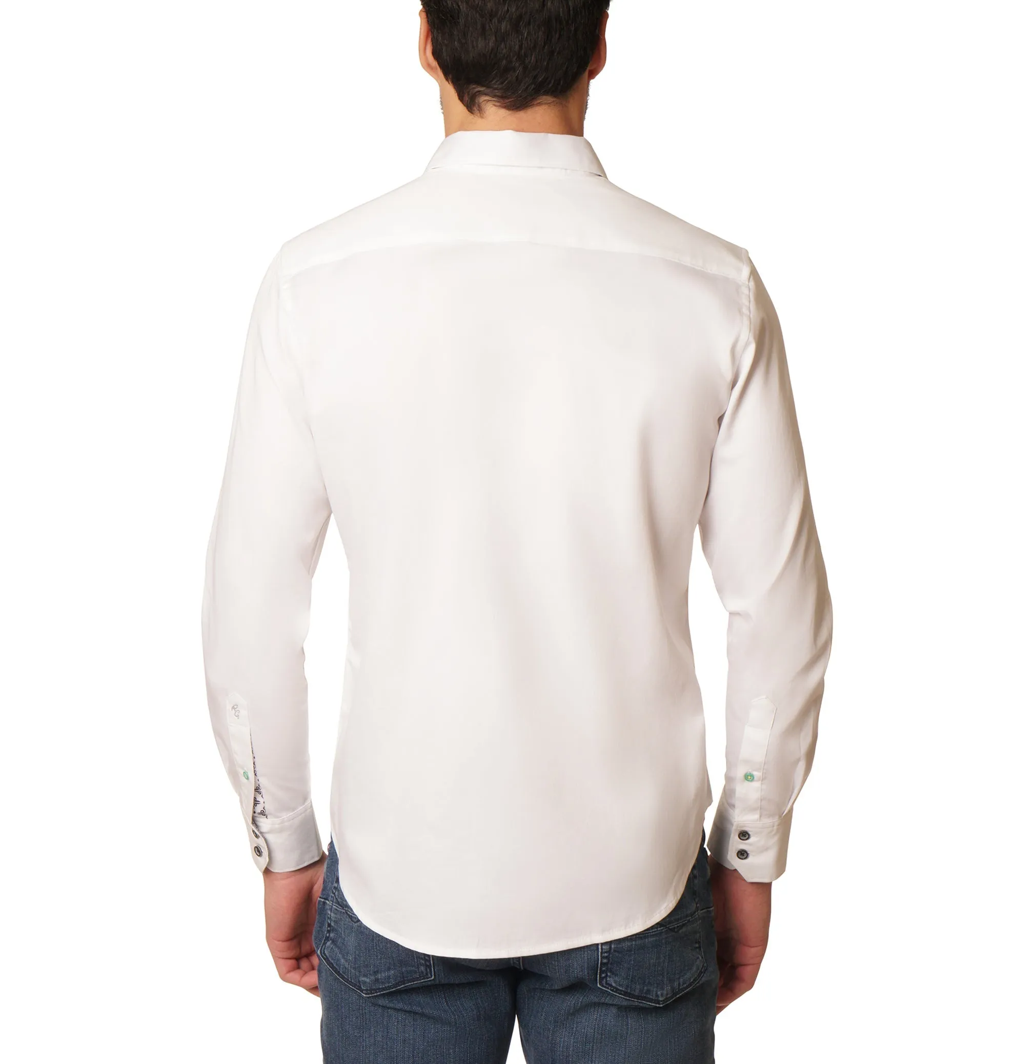 MULFORD LONG SLEEVE BUTTON DOWN SHIRT sold by Robert Graham product image thumbnail 3