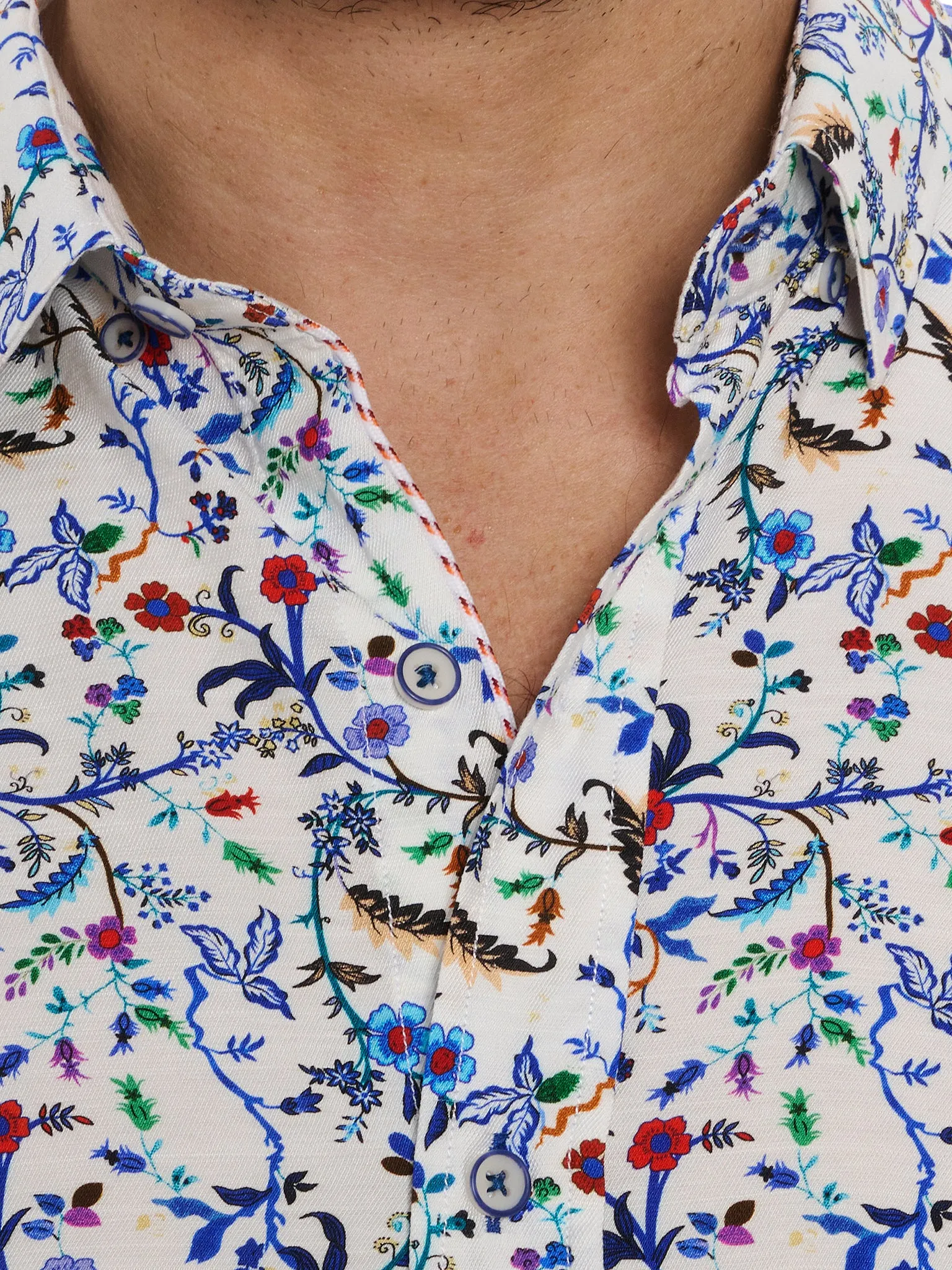 LANDON SHORT SLEEVE BUTTON DOWN SHIRT sold by Robert Graham product image thumbnail 5