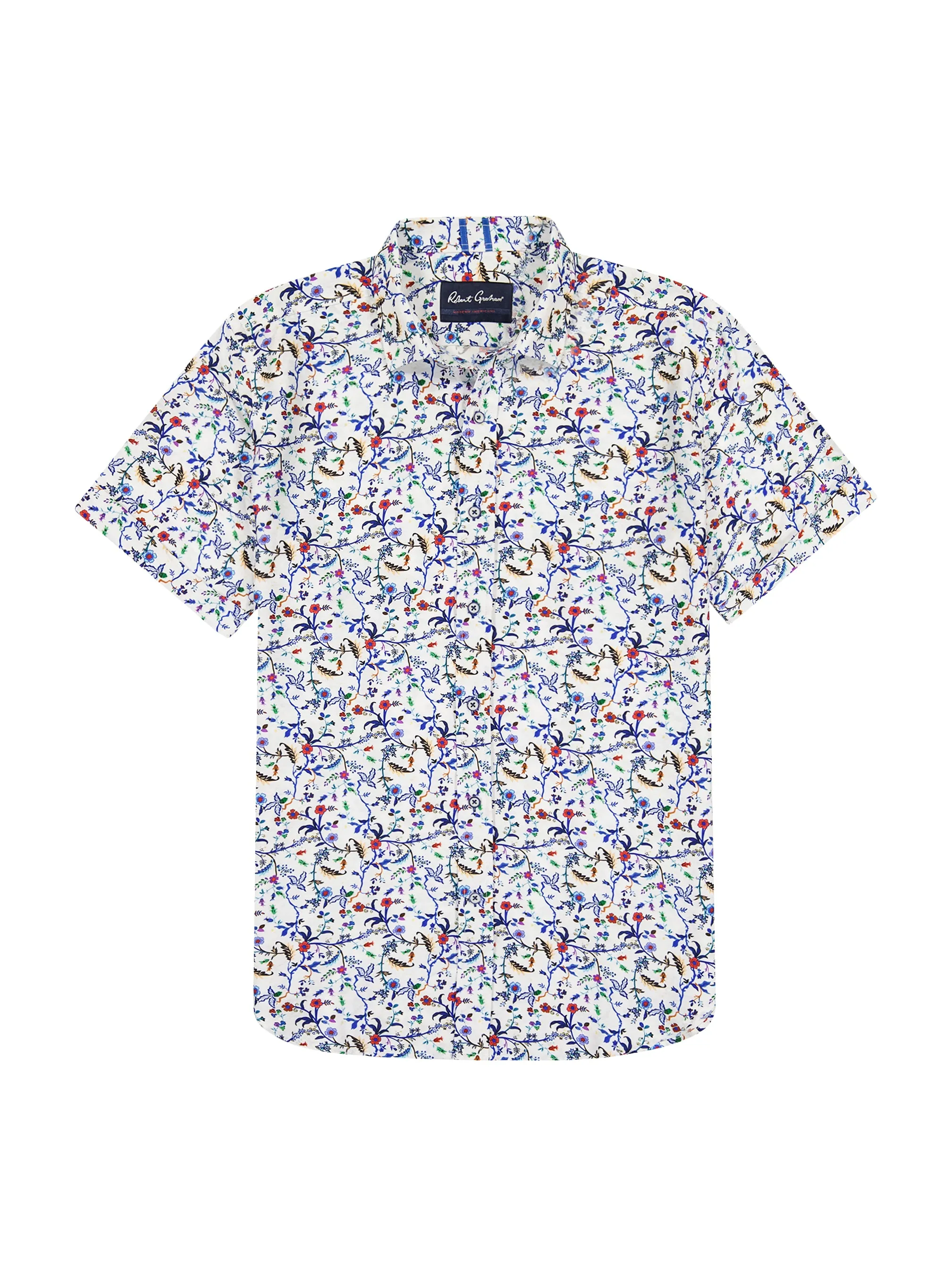 LANDON SHORT SLEEVE BUTTON DOWN SHIRT sold by Robert Graham product image thumbnail 2