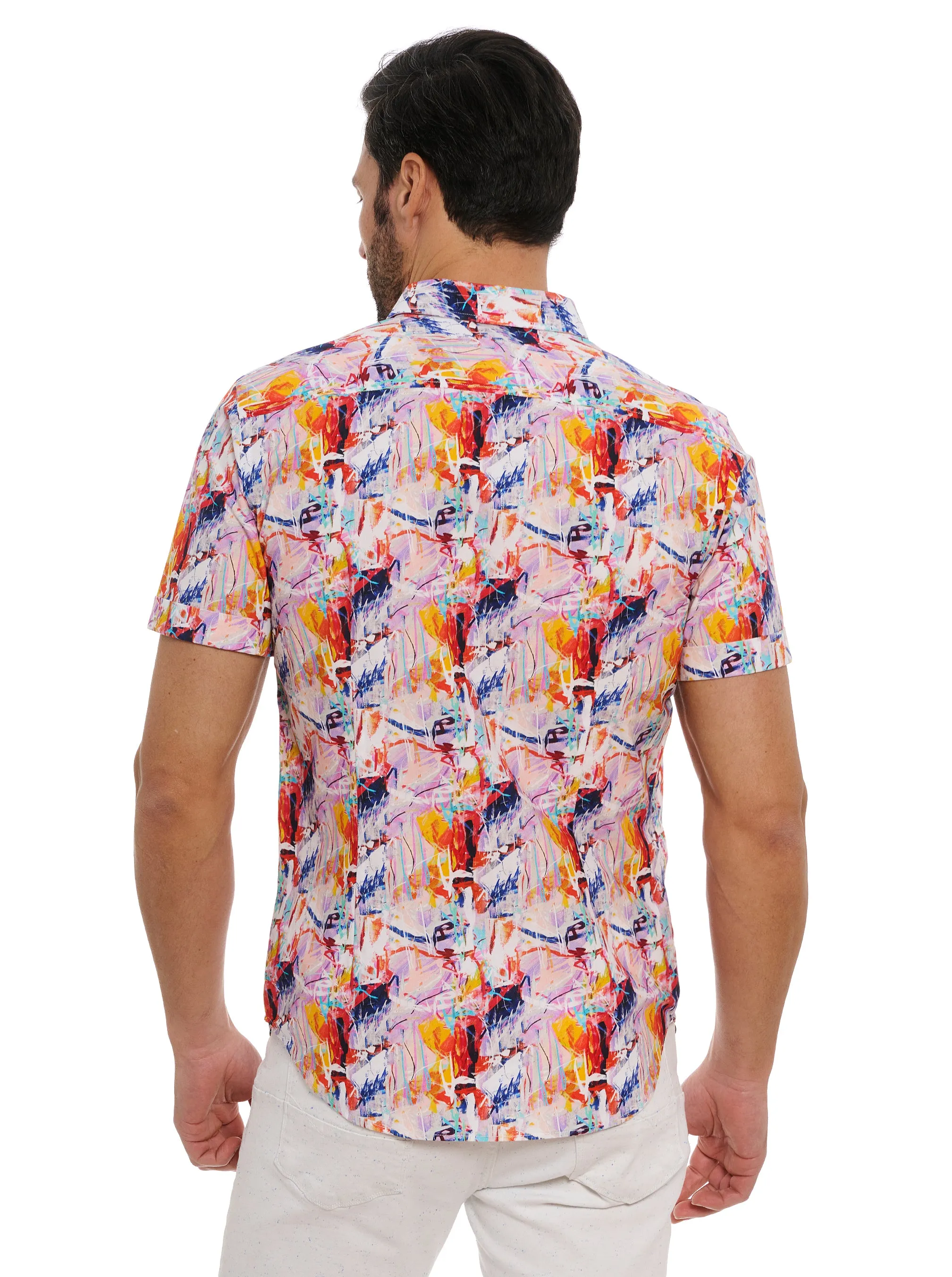 LEDGER SHORT SLEEVE BUTTON DOWN SHIRT BIG sold by Robert Graham product image thumbnail 4