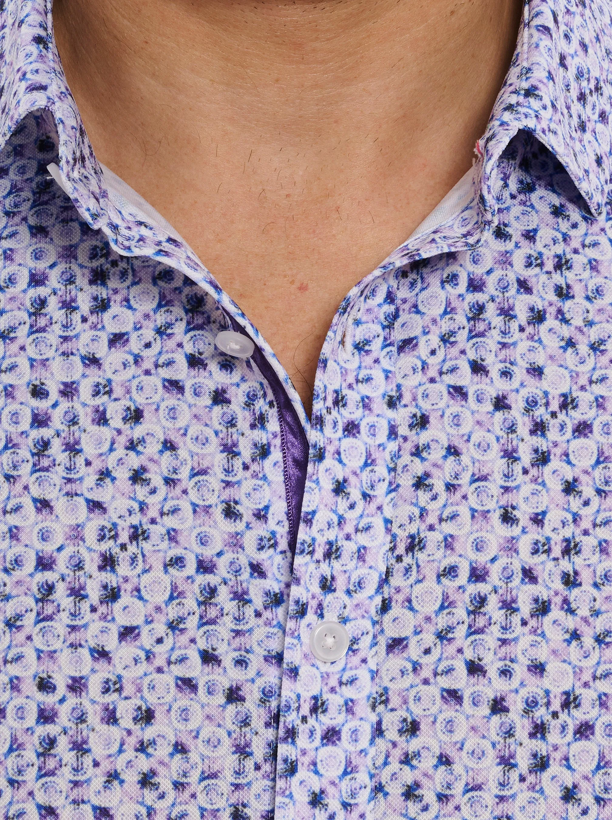 ZAMBIA SHORT SLEEVE BUTTON DOWN SHIRT sold by Robert Graham product image thumbnail 2