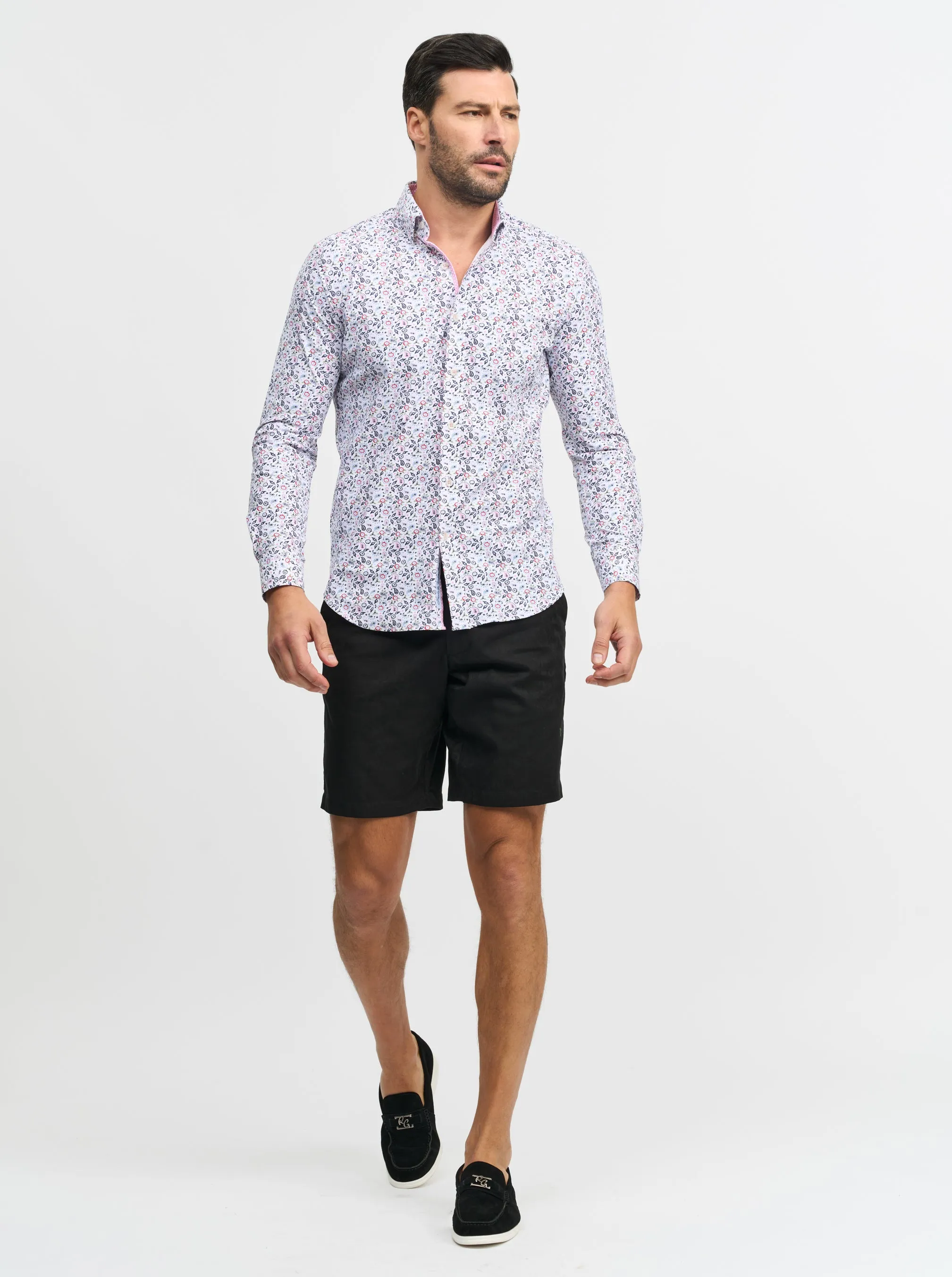 AVALOS LONG SLEEVE BUTTON DOWN SHIRT sold by Robert Graham product image thumbnail 5