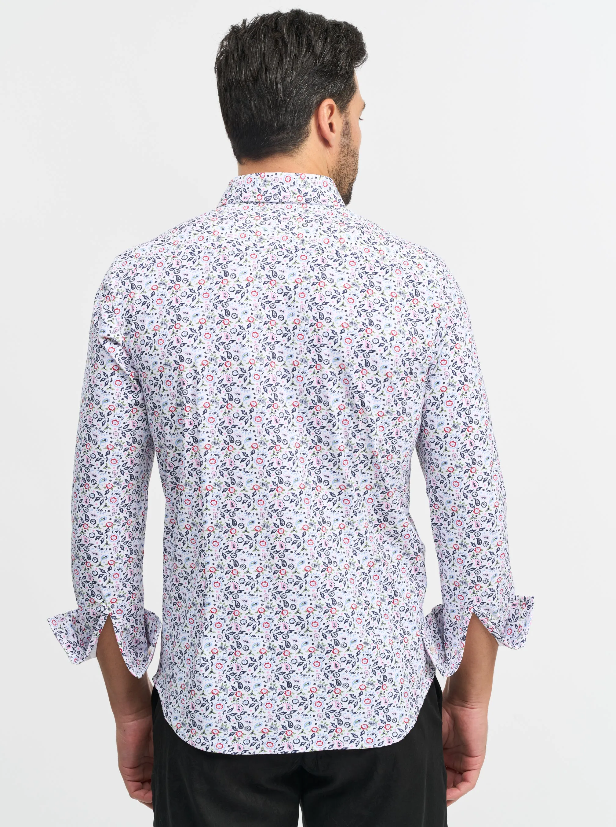 AVALOS LONG SLEEVE BUTTON DOWN SHIRT sold by Robert Graham product image thumbnail 3