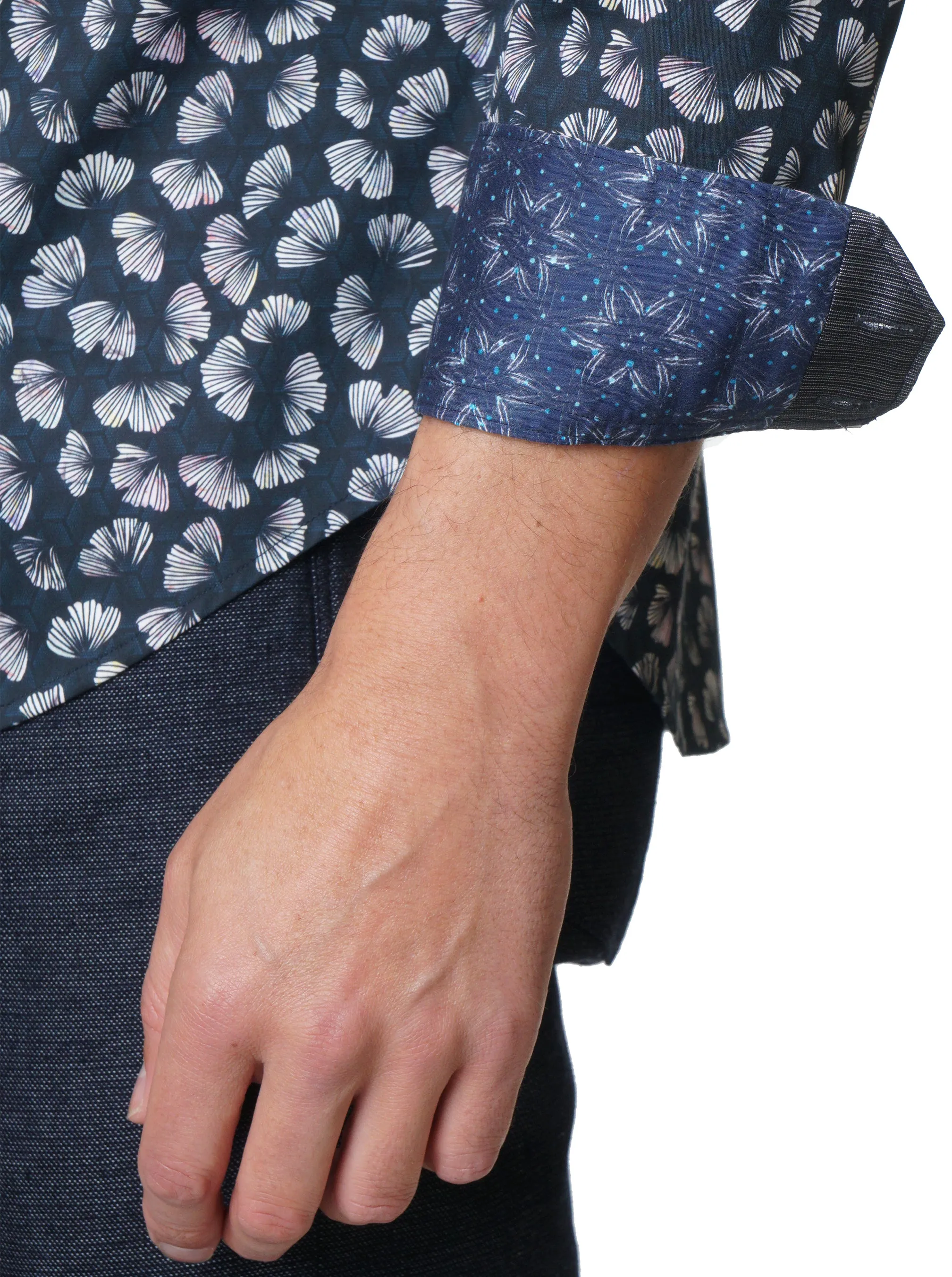 NUNEZ LONG SLEEVE BUTTON DOWN SHIRT sold by Robert Graham product image thumbnail 2