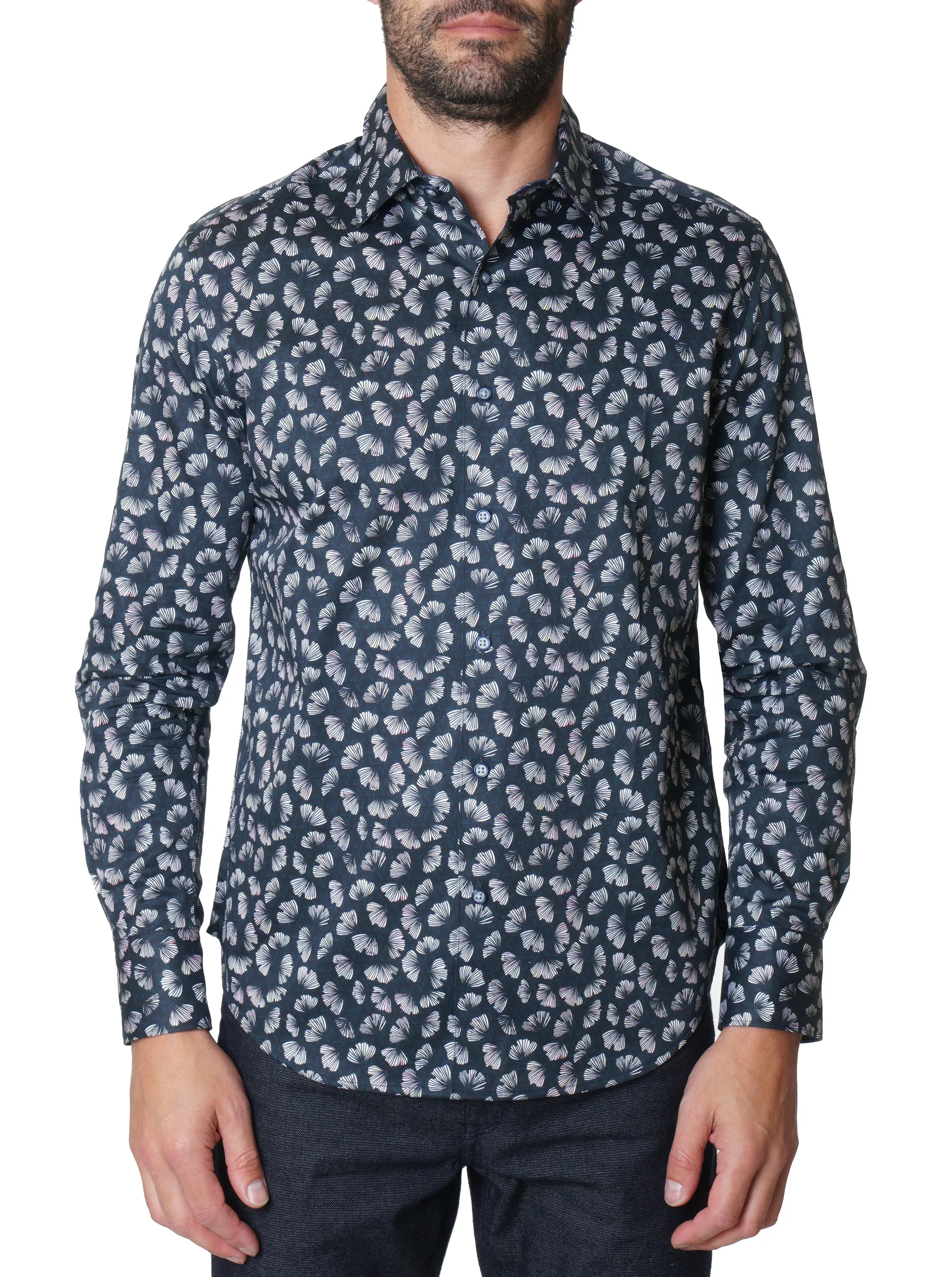 NUNEZ LONG SLEEVE BUTTON DOWN SHIRT sold by Robert Graham