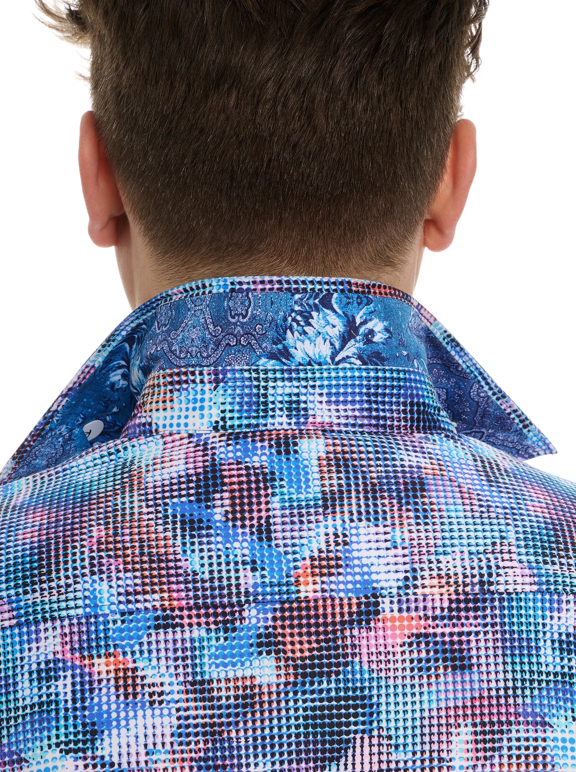 OUTER BANKS LONG SLEEVE BUTTON DOWN SHIRT TALL sold by Robert Graham product image thumbnail 5