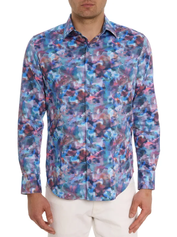 OUTER BANKS LONG SLEEVE BUTTON DOWN SHIRT TALL made by Robert Graham