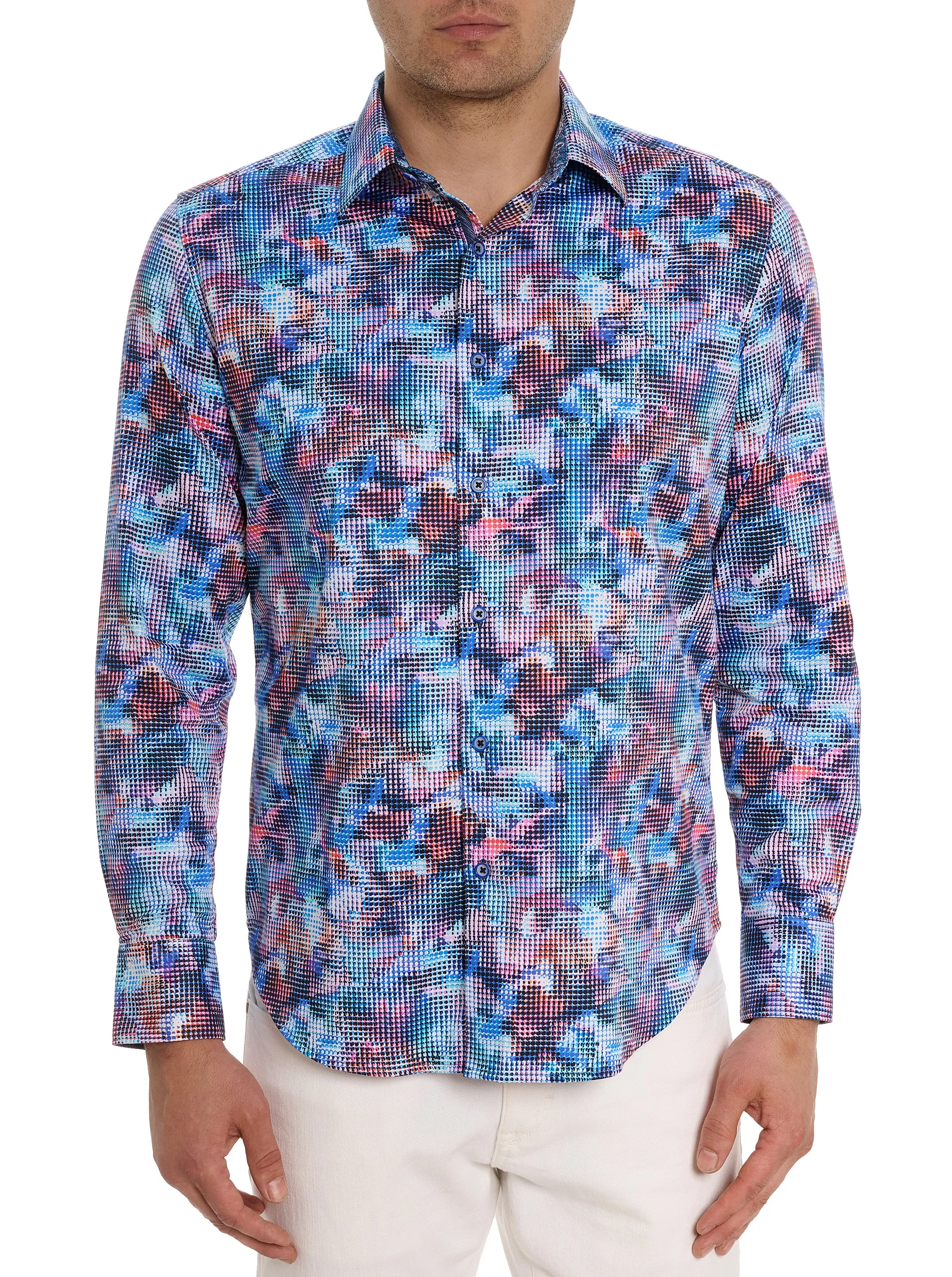 OUTER BANKS LONG SLEEVE BUTTON DOWN SHIRT TALL sold by Robert Graham