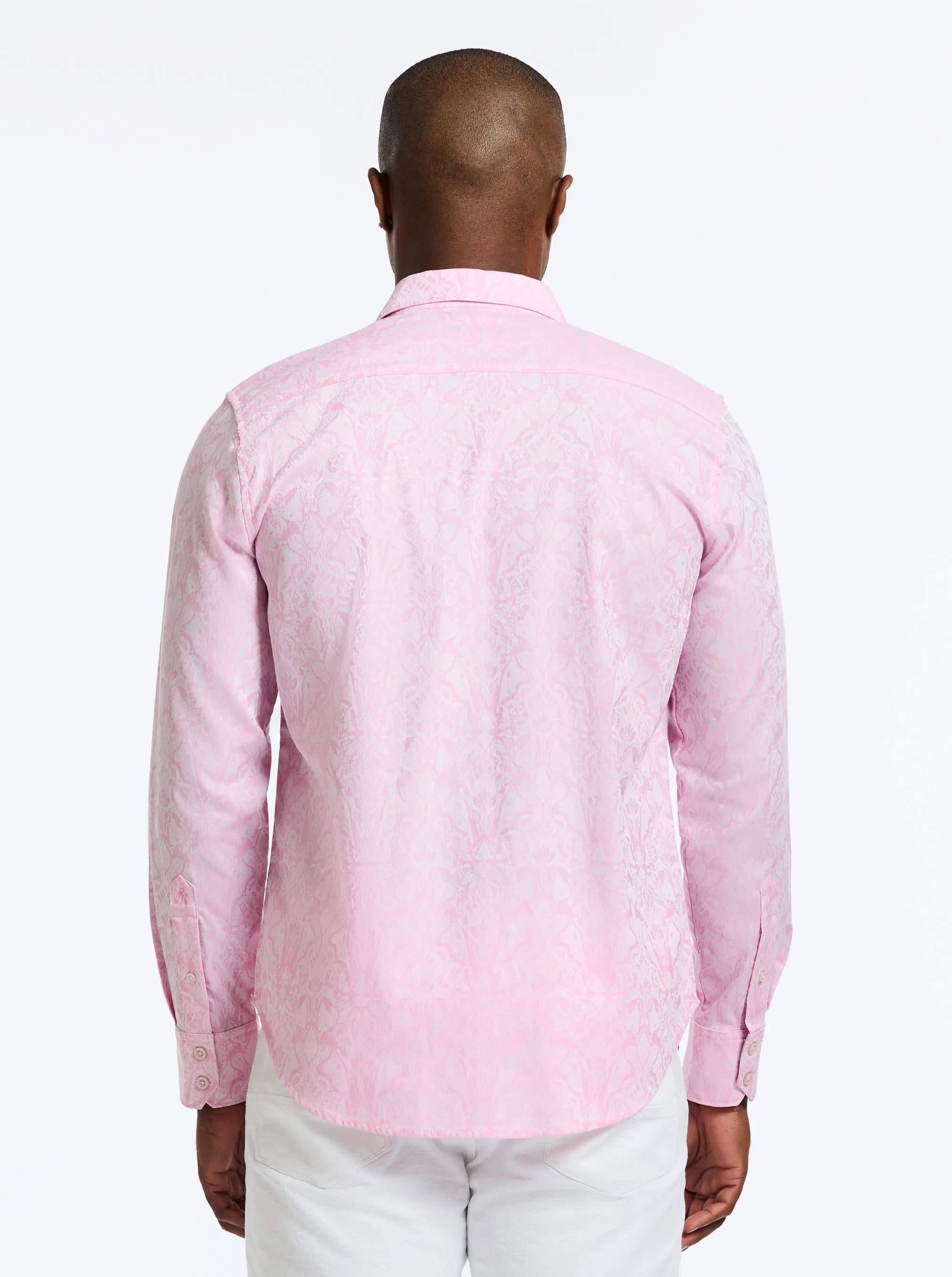 HIGHLAND LONG SLEEVE BUTTON DOWN SHIRT sold by Robert Graham product image thumbnail 2