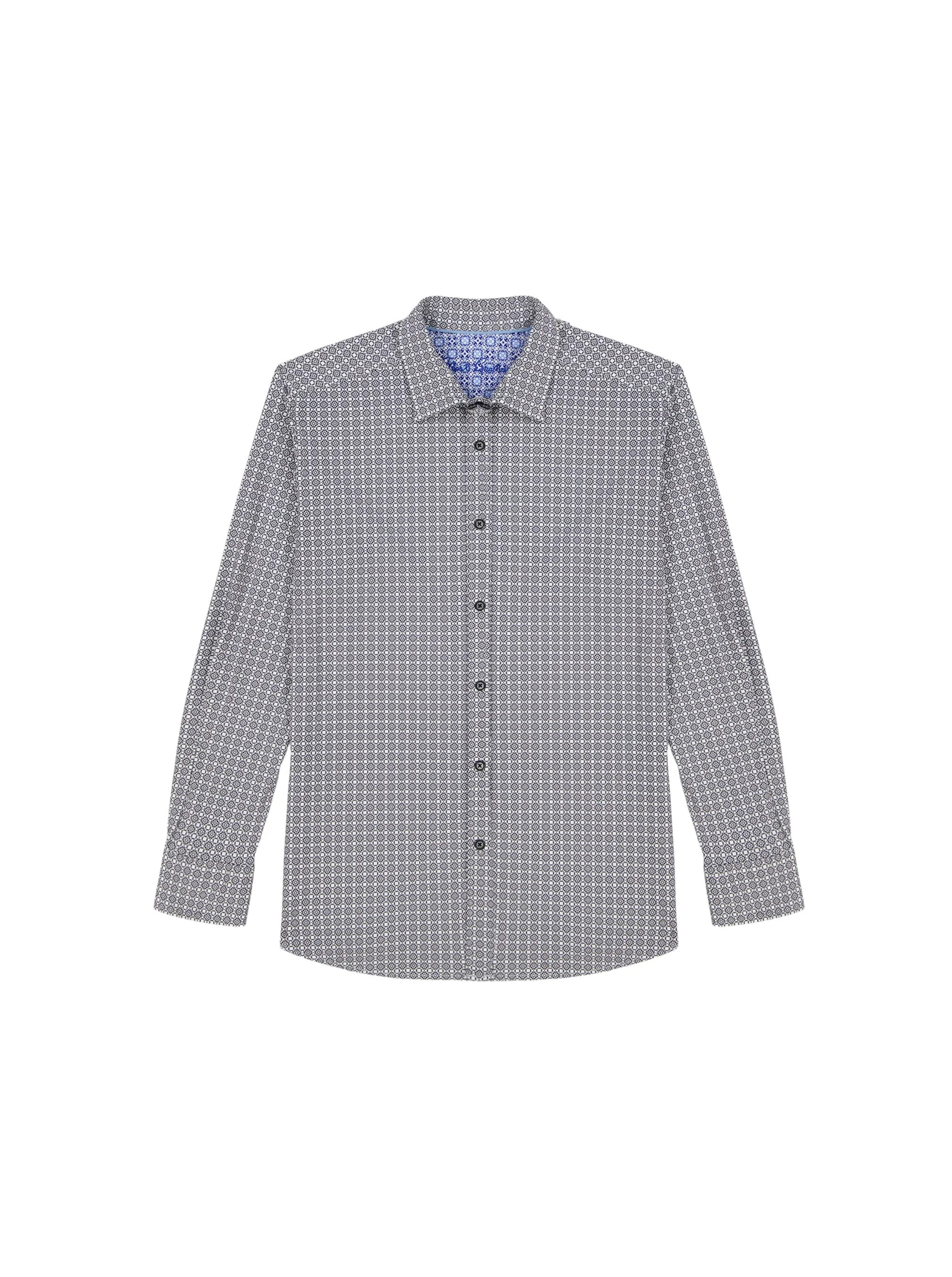 GRESHAM LONG SLEEVE BUTTON DOWN SHIRT sold by Robert Graham product image thumbnail 2
