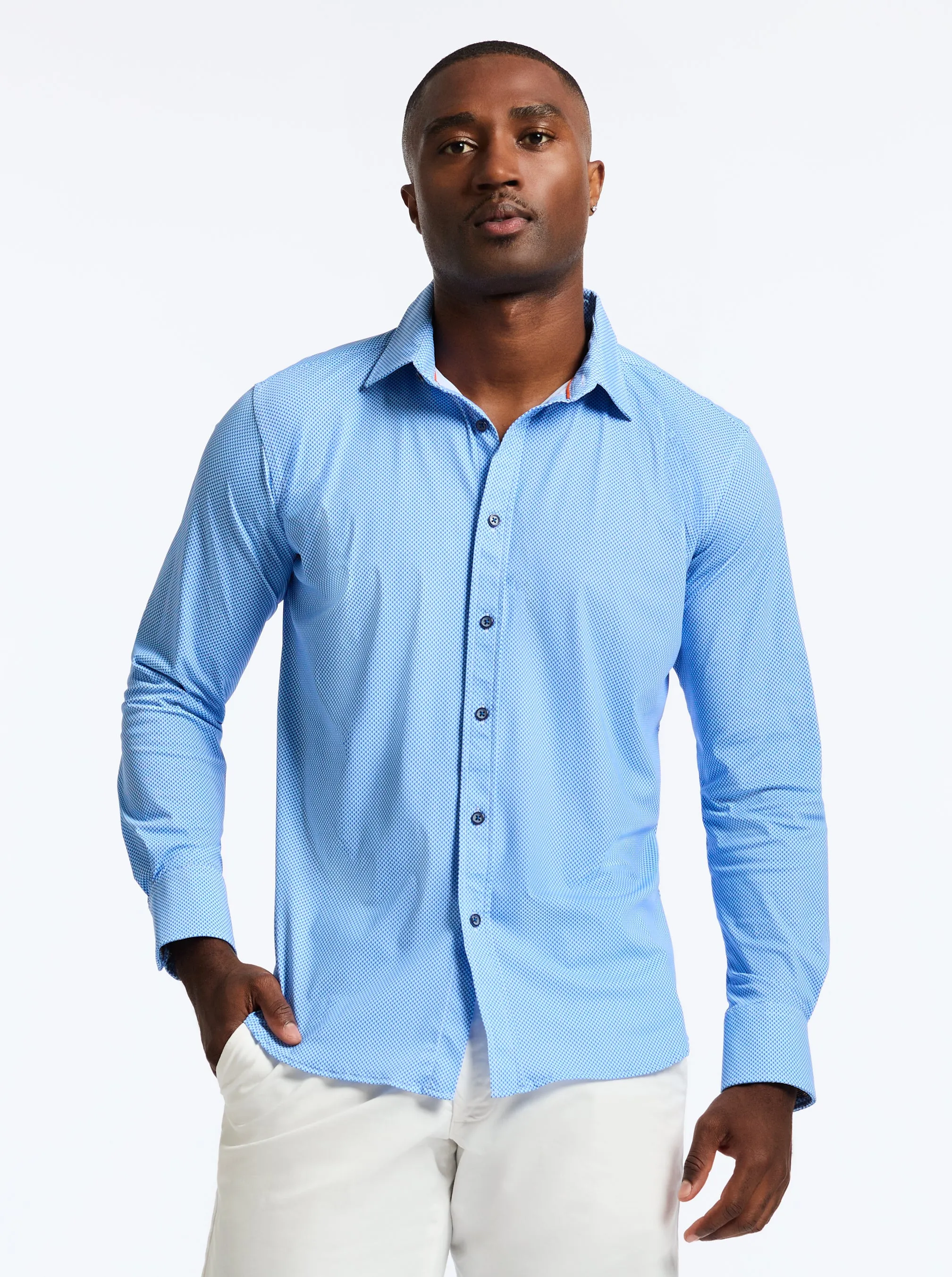 LEROS LONG SLEEVE BUTTON DOWN SHIRT sold by Robert Graham