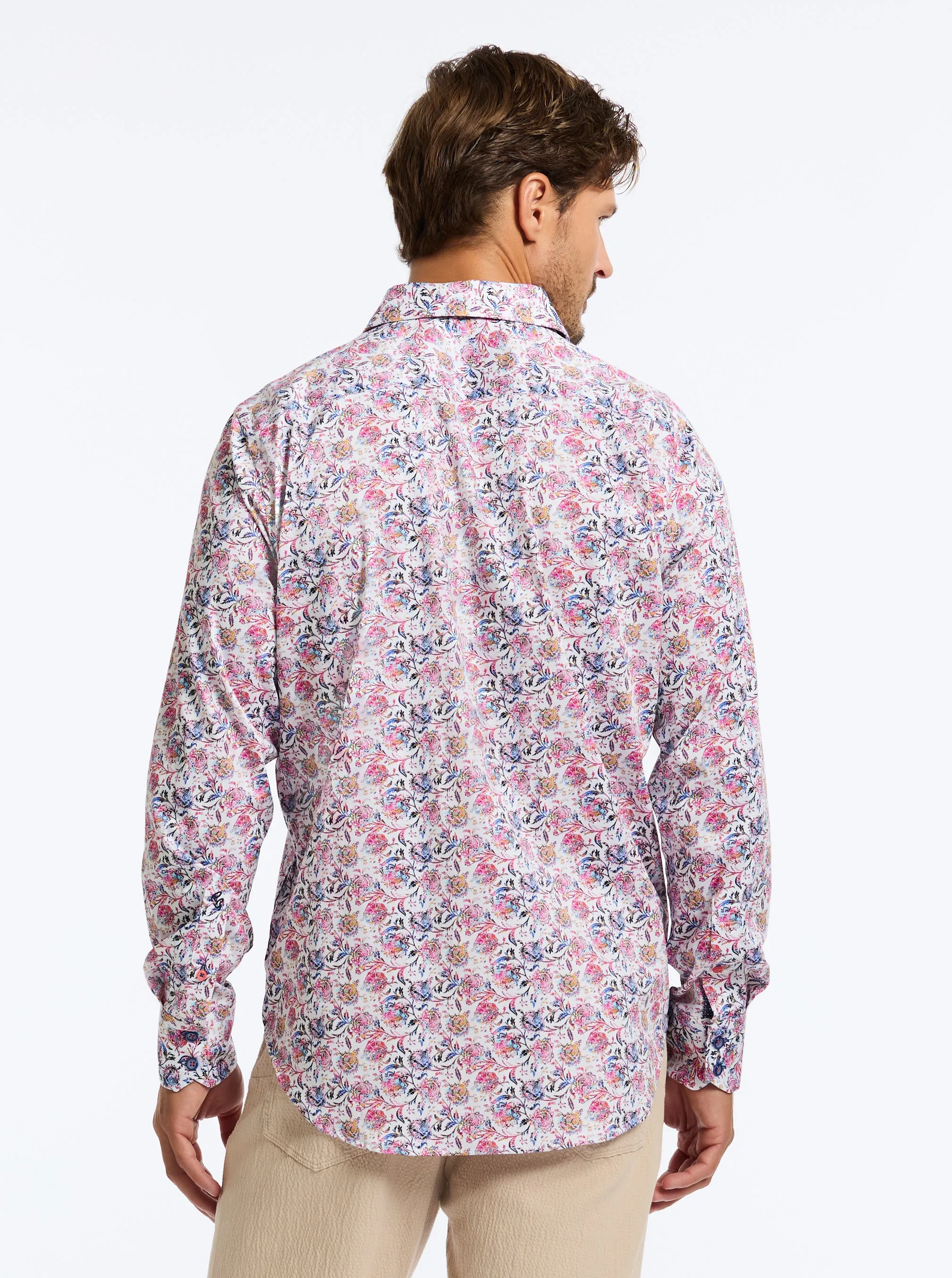 ANDAMAN LONG SLEEVE BUTTON DOWN SHIRT sold by Robert Graham product image thumbnail 3