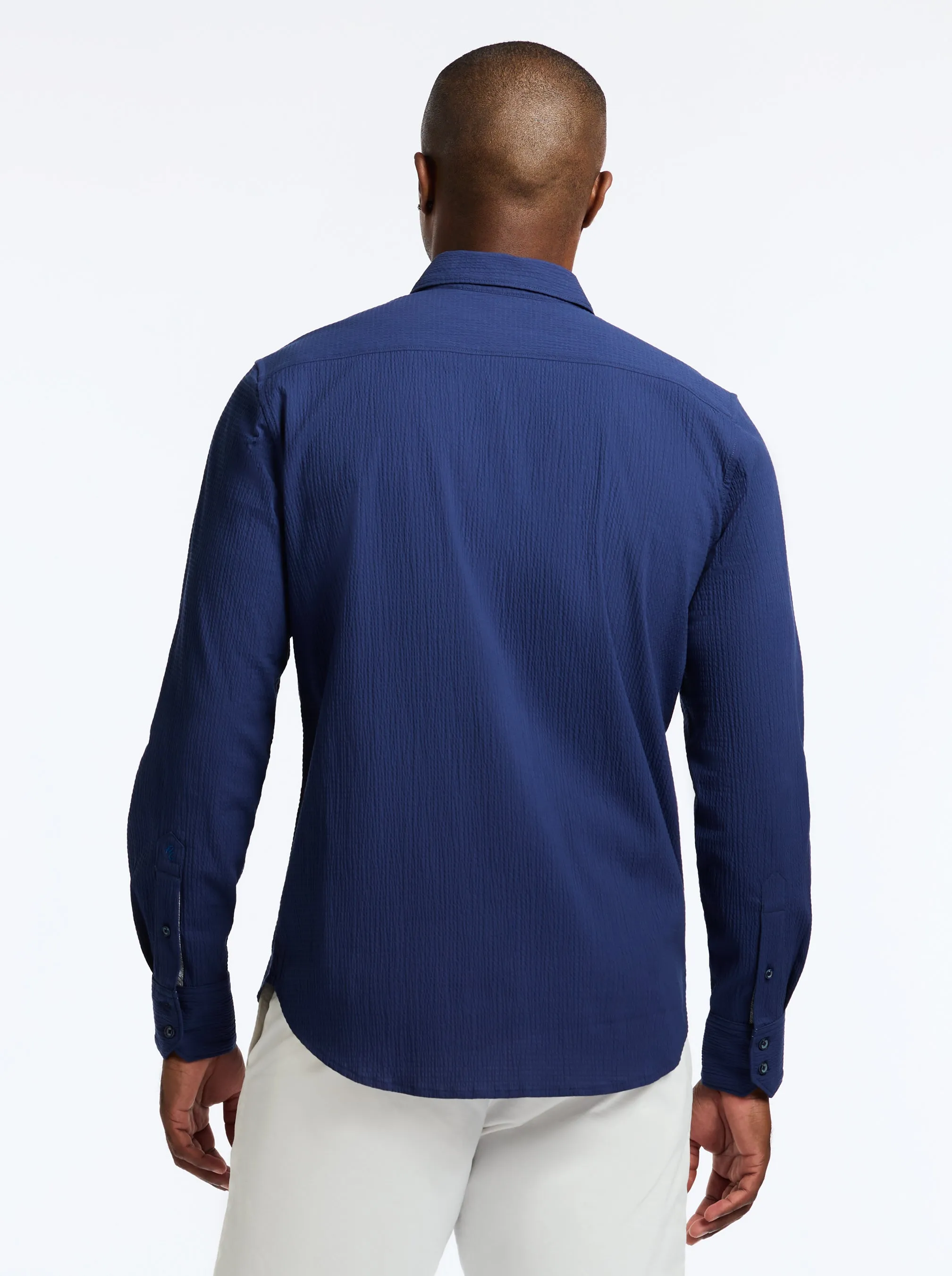 THRESHER LONG SLEEVE BUTTON DOWN SHIRT sold by Robert Graham product image thumbnail 3