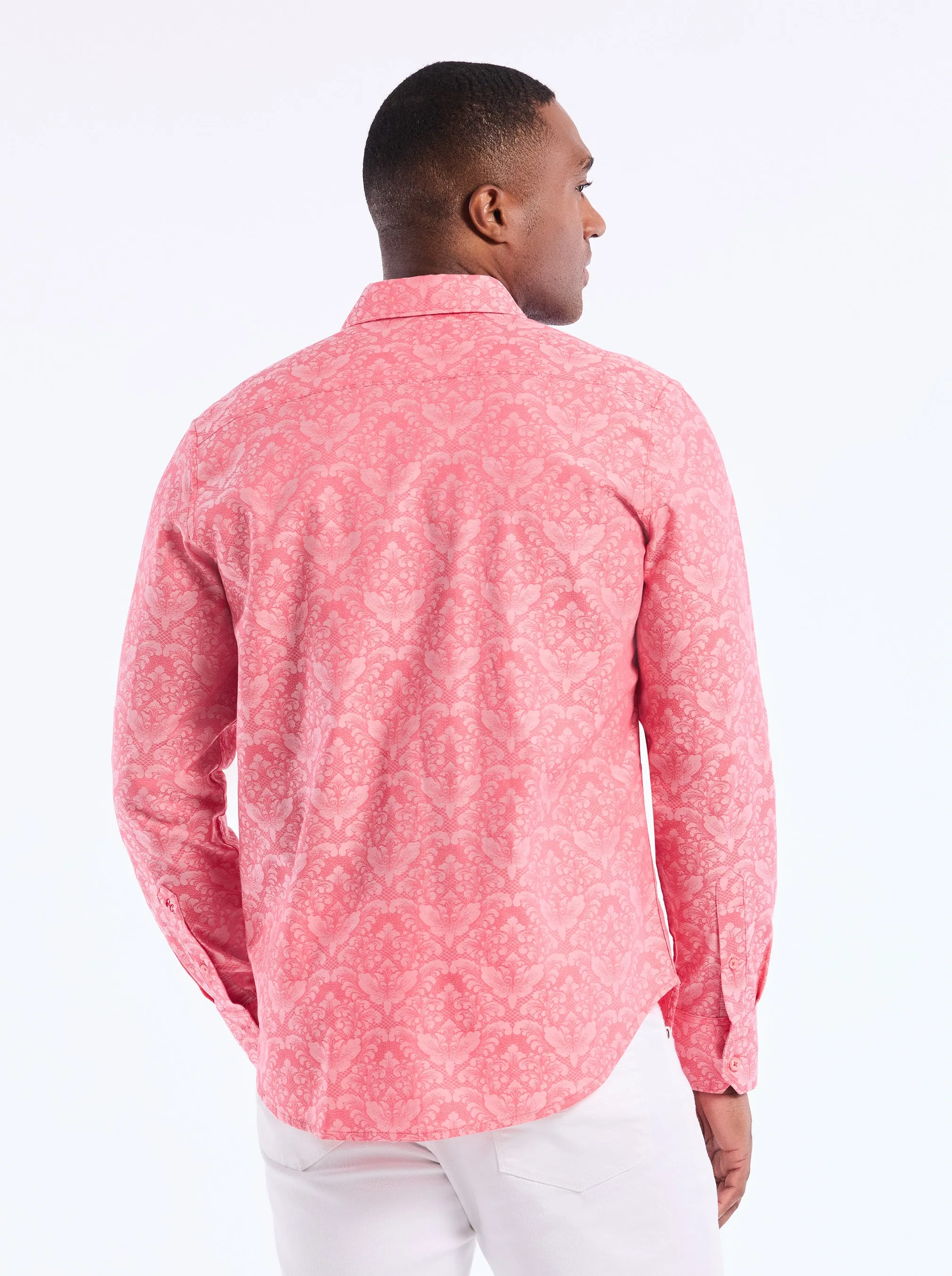 BAYVIEW LONG SLEEVE BUTTON DOWN SHIRT sold by Robert Graham product image thumbnail 2