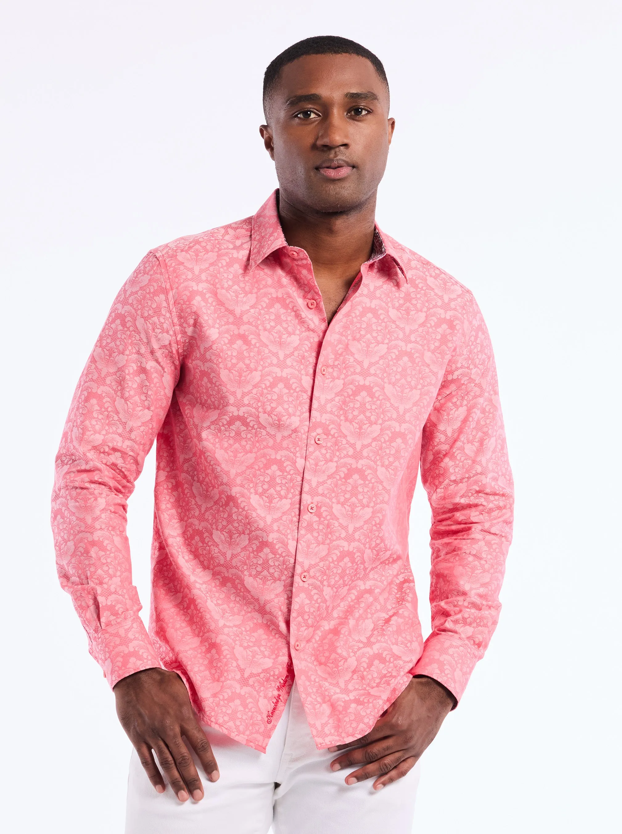 BAYVIEW LONG SLEEVE BUTTON DOWN SHIRT sold by Robert Graham
