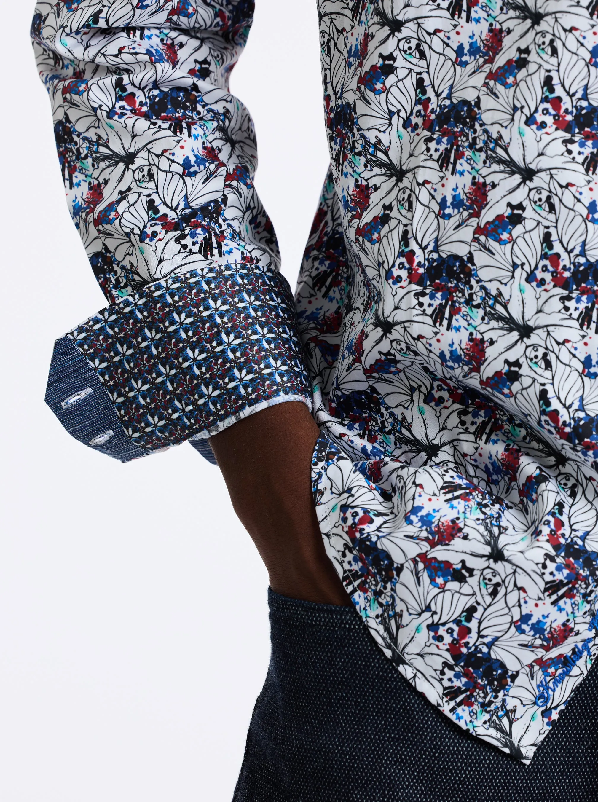 FENTON LONG SLEEVE BUTTON DOWN SHIRT sold by Robert Graham product image thumbnail 4