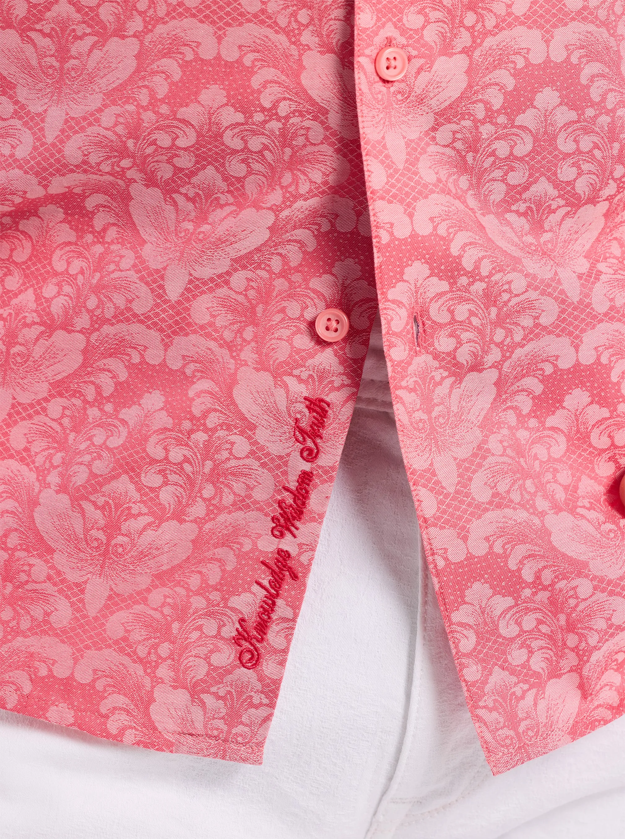 BAYVIEW SHORT SLEEVE BUTTON DOWN SHIRT sold by Robert Graham product image thumbnail 4