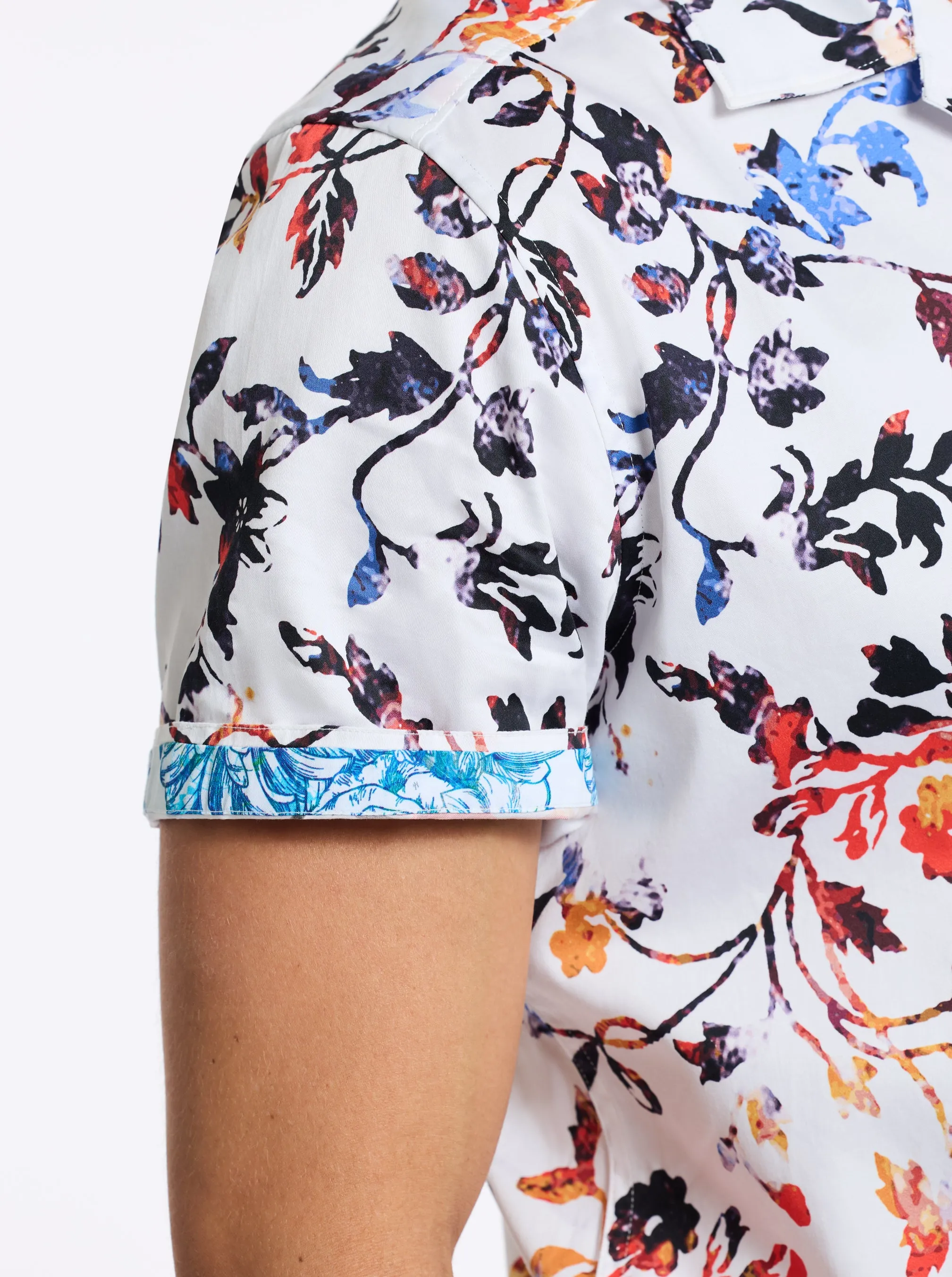 MORGAN SHORT SLEEVE BUTTON DOWN SHIRT sold by Robert Graham product image thumbnail 4