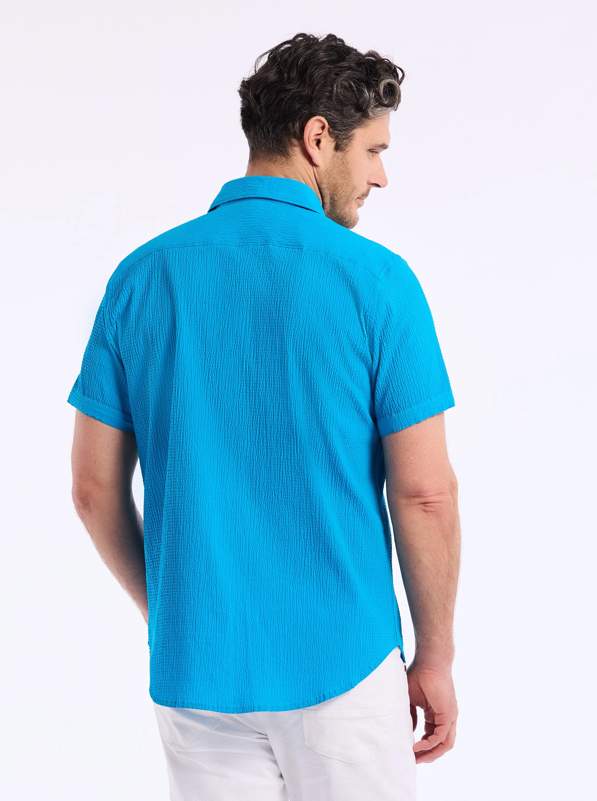 PIERS SHORT SLEEVE BUTTON DOWN SHIRT sold by Robert Graham product image thumbnail 2