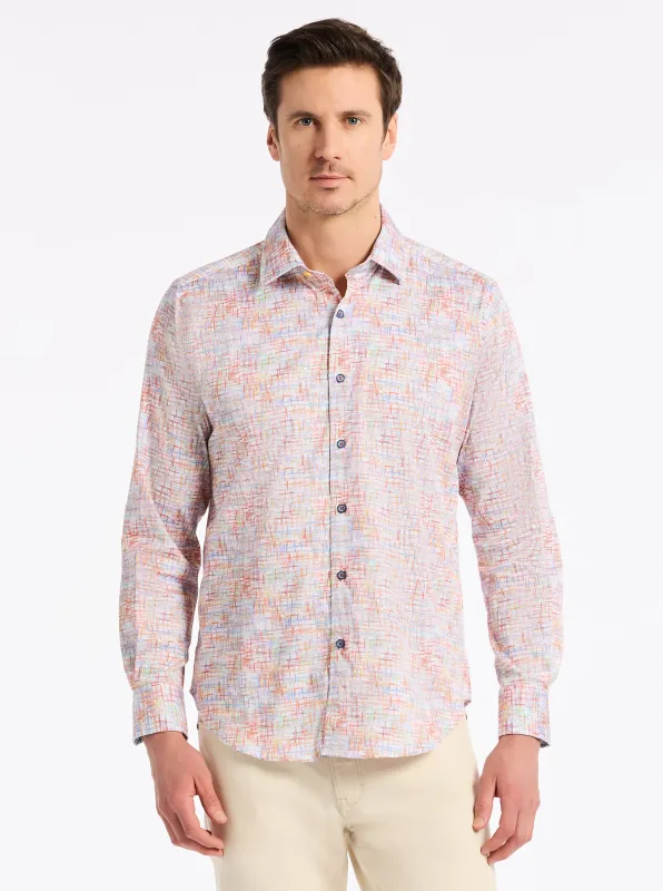 ANTALYA LONG SLEEVE BUTTON DOWN SHIRT made by Robert Graham