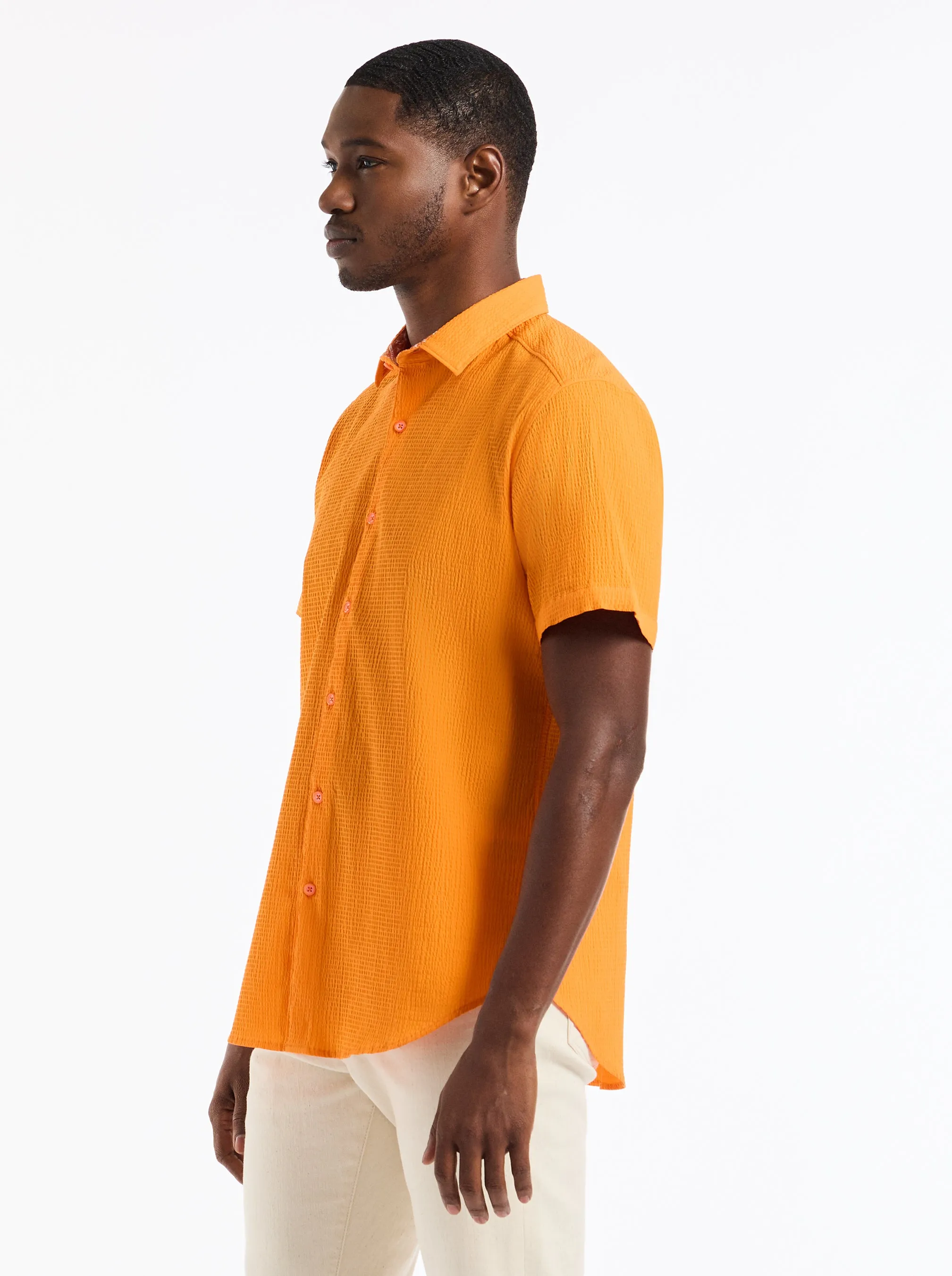 PIERS SHORT SLEEVE BUTTON DOWN SHIRT sold by Robert Graham product image thumbnail 3