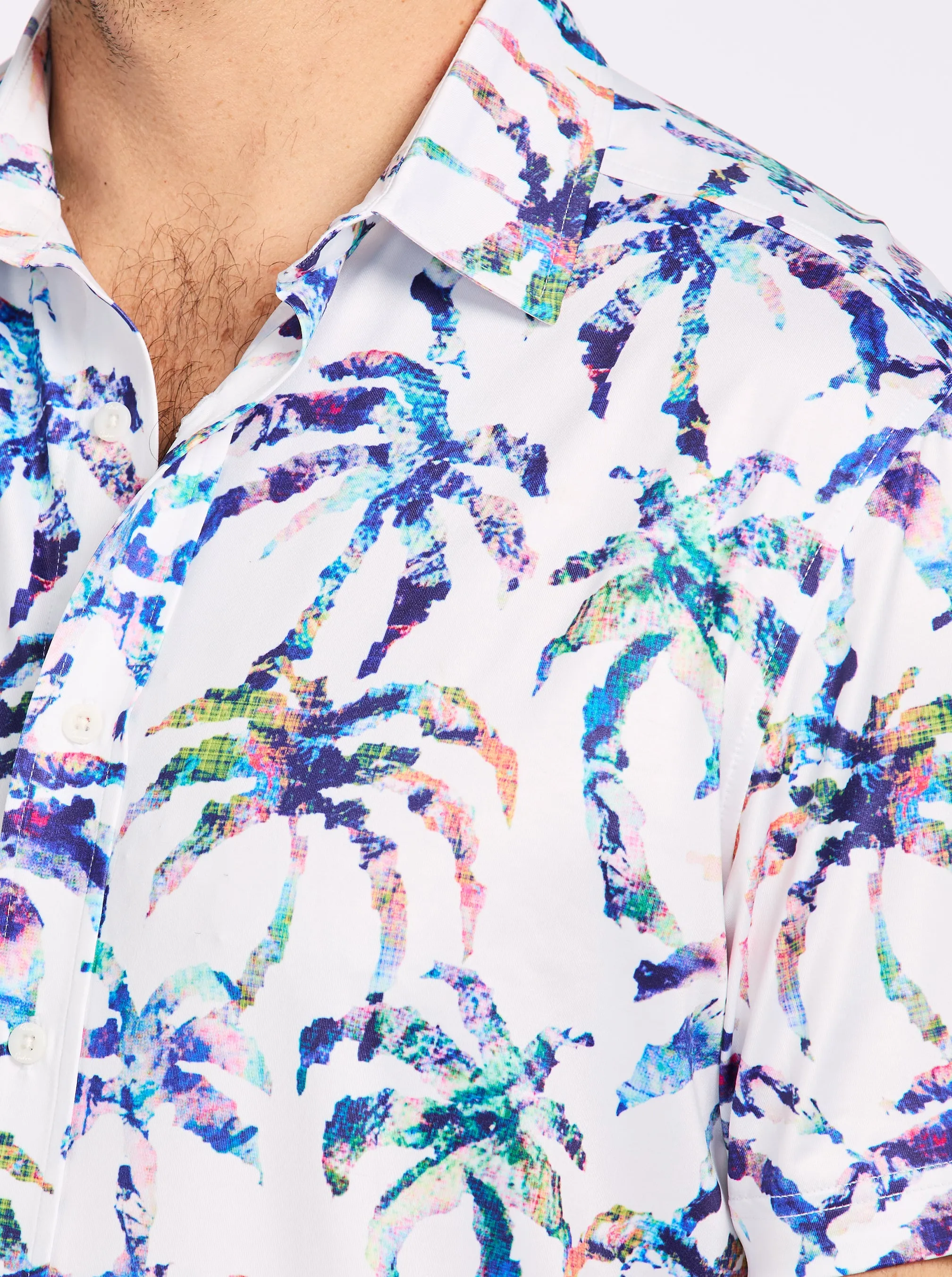 TREVETT SHORT SLEEVE BUTTON DOWN SHIRT sold by Robert Graham product image thumbnail 3