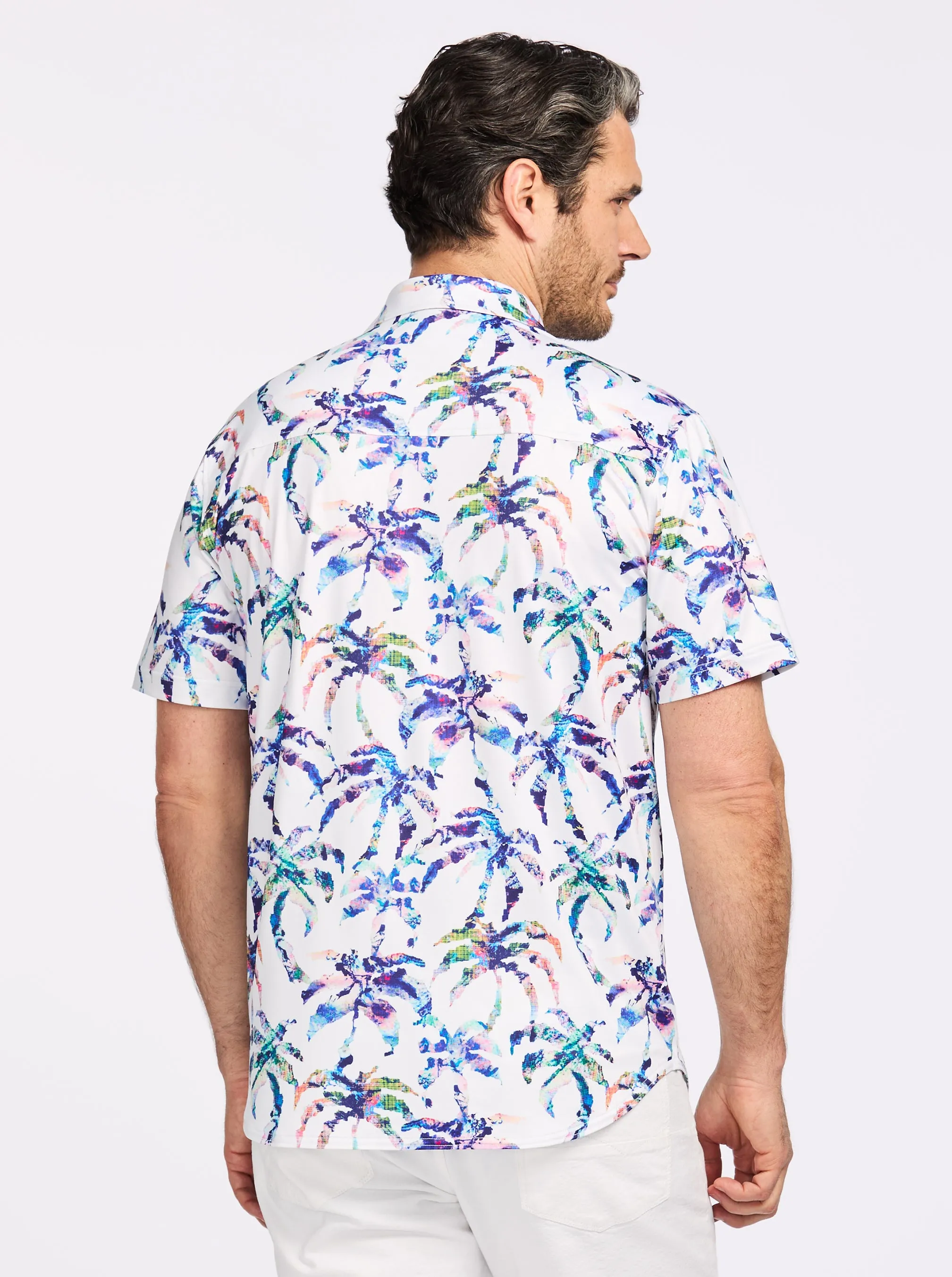 TREVETT SHORT SLEEVE BUTTON DOWN SHIRT sold by Robert Graham product image thumbnail 2