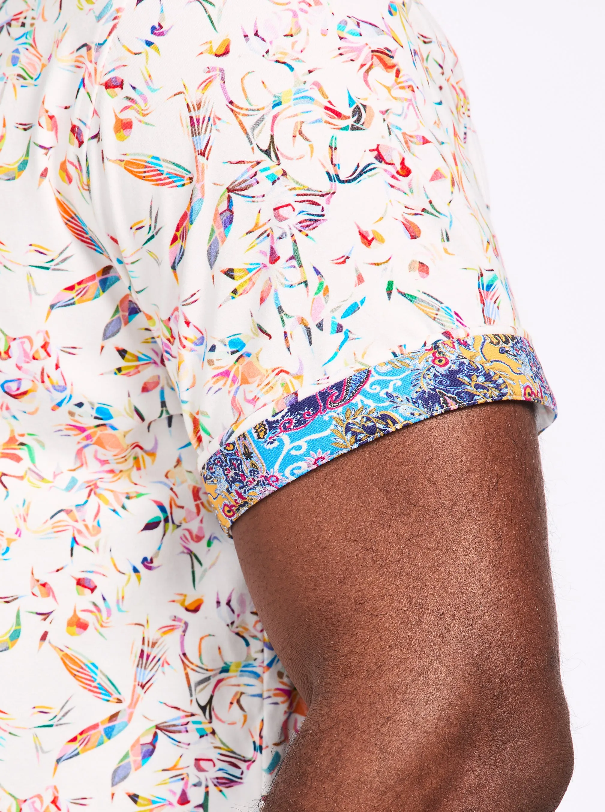 WILMOT SHORT SLEEVE BUTTON DOWN SHIRT sold by Robert Graham product image thumbnail 5