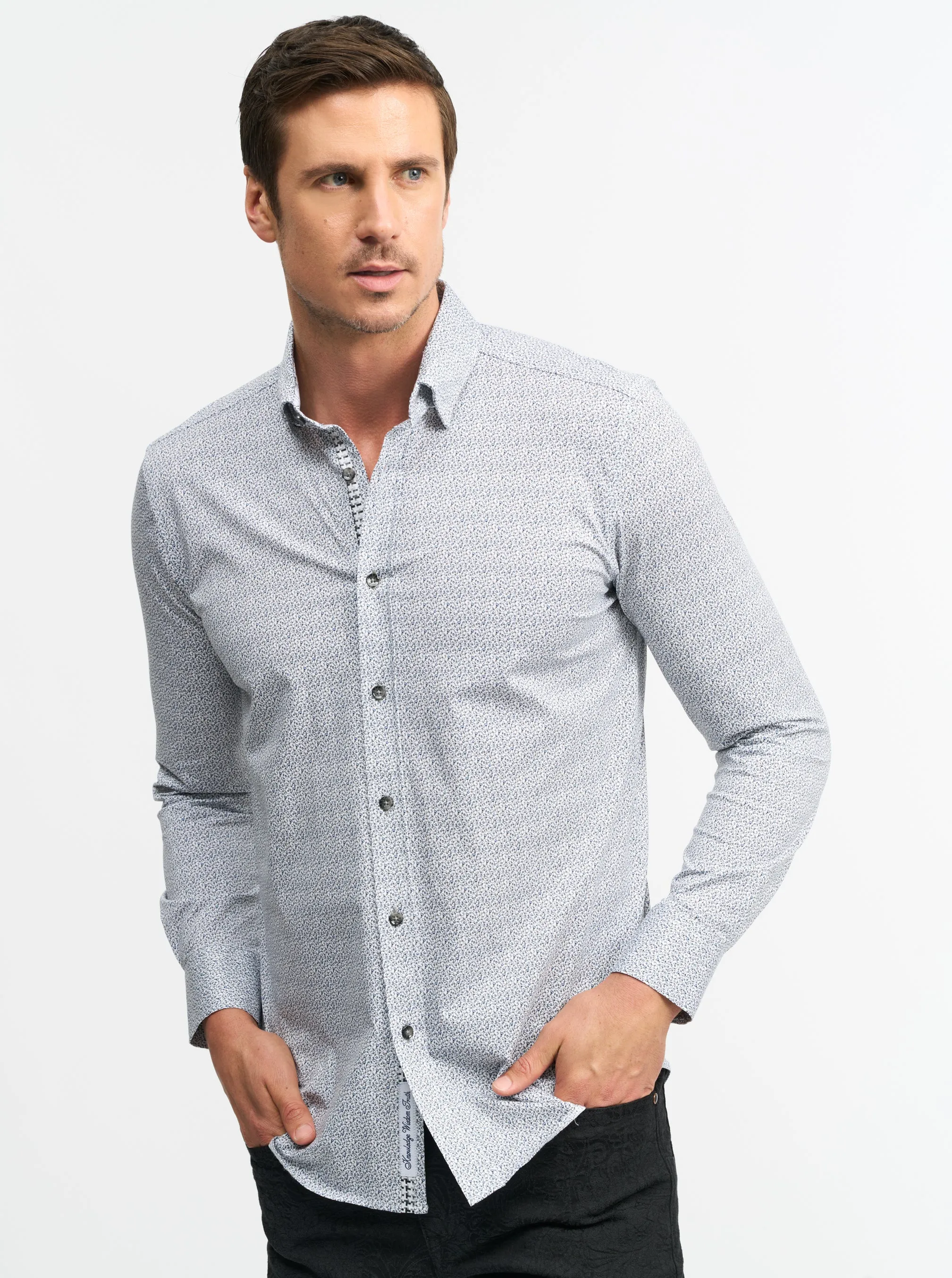 DORSEY LONG SLEEVE BUTTON DOWN SHIRT sold by Robert Graham