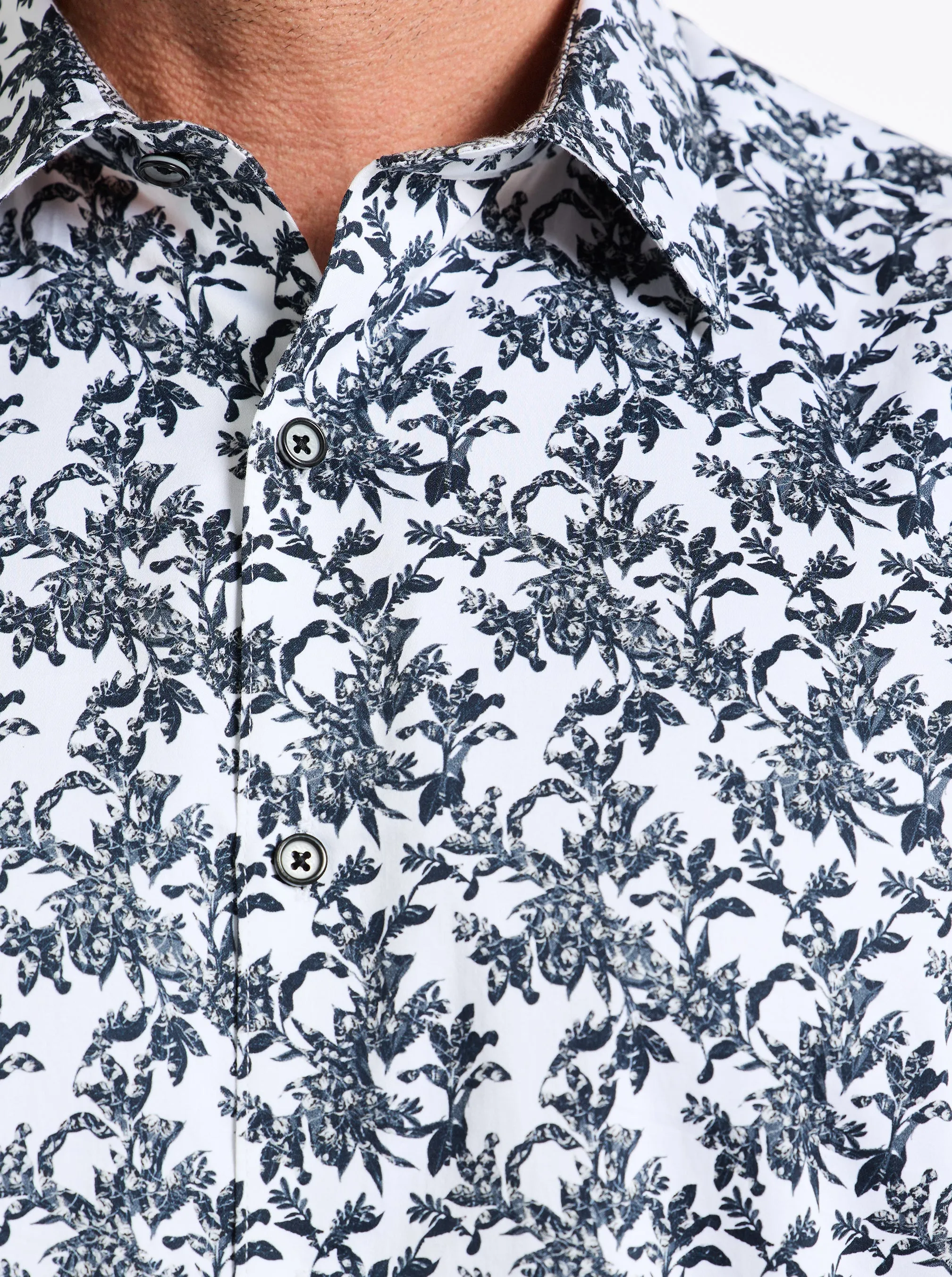 DELSON LONG SLEEVE BUTTON DOWN SHIRT sold by Robert Graham product image thumbnail 3