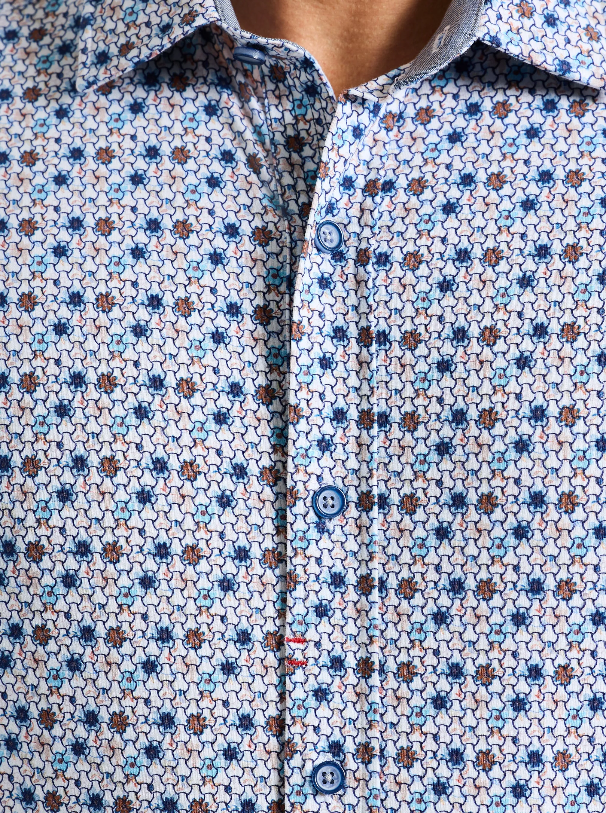 IAN LONG SLEEVE BUTTON DOWN SHIRT sold by Robert Graham product image thumbnail 4