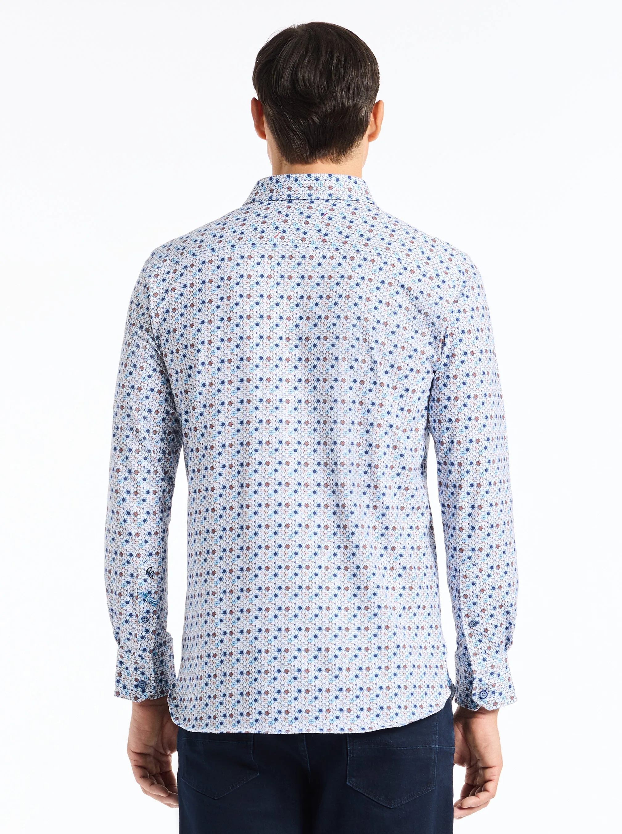 IAN LONG SLEEVE BUTTON DOWN SHIRT sold by Robert Graham product image thumbnail 2