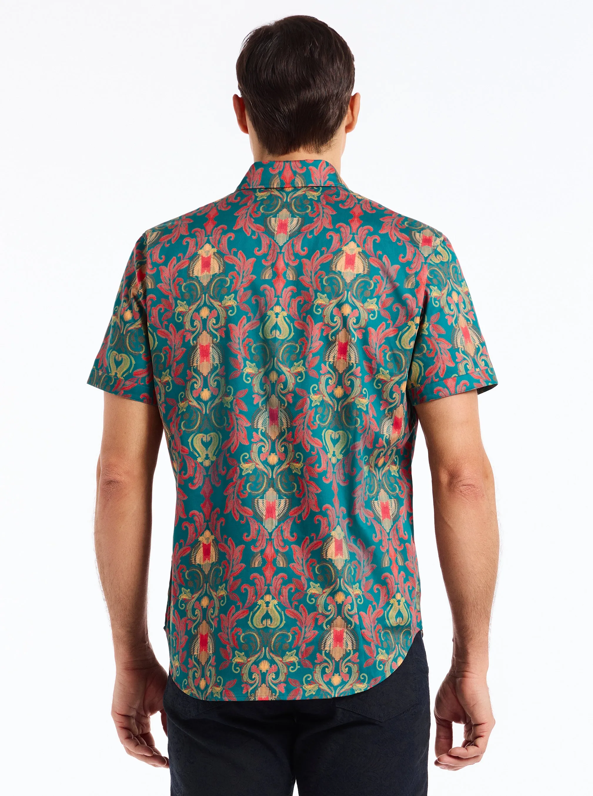 VALOR SHORT SLEEVE BUTTON DOWN SHIRT sold by Robert Graham product image thumbnail 2