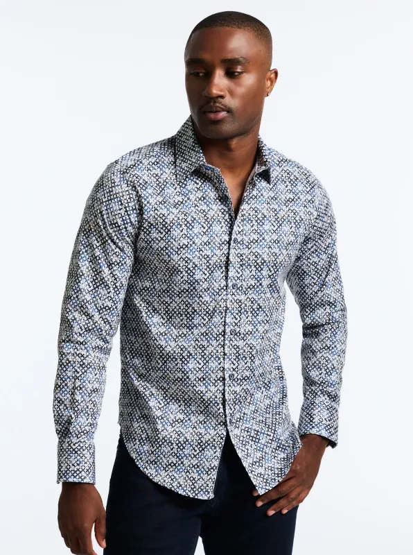 MISSION LONG SLEEVE BUTTON DOWN SHIRT BIG made by Robert Graham