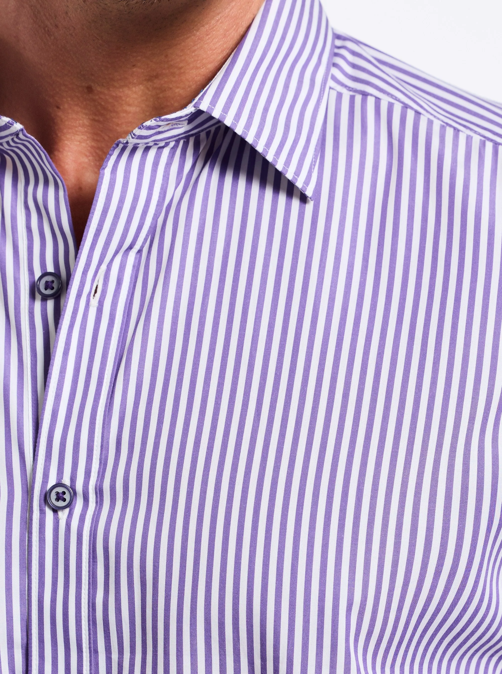 GREENWICH LONG SLEEVE BUTTON DOWN SHIRT sold by Robert Graham product image thumbnail 4