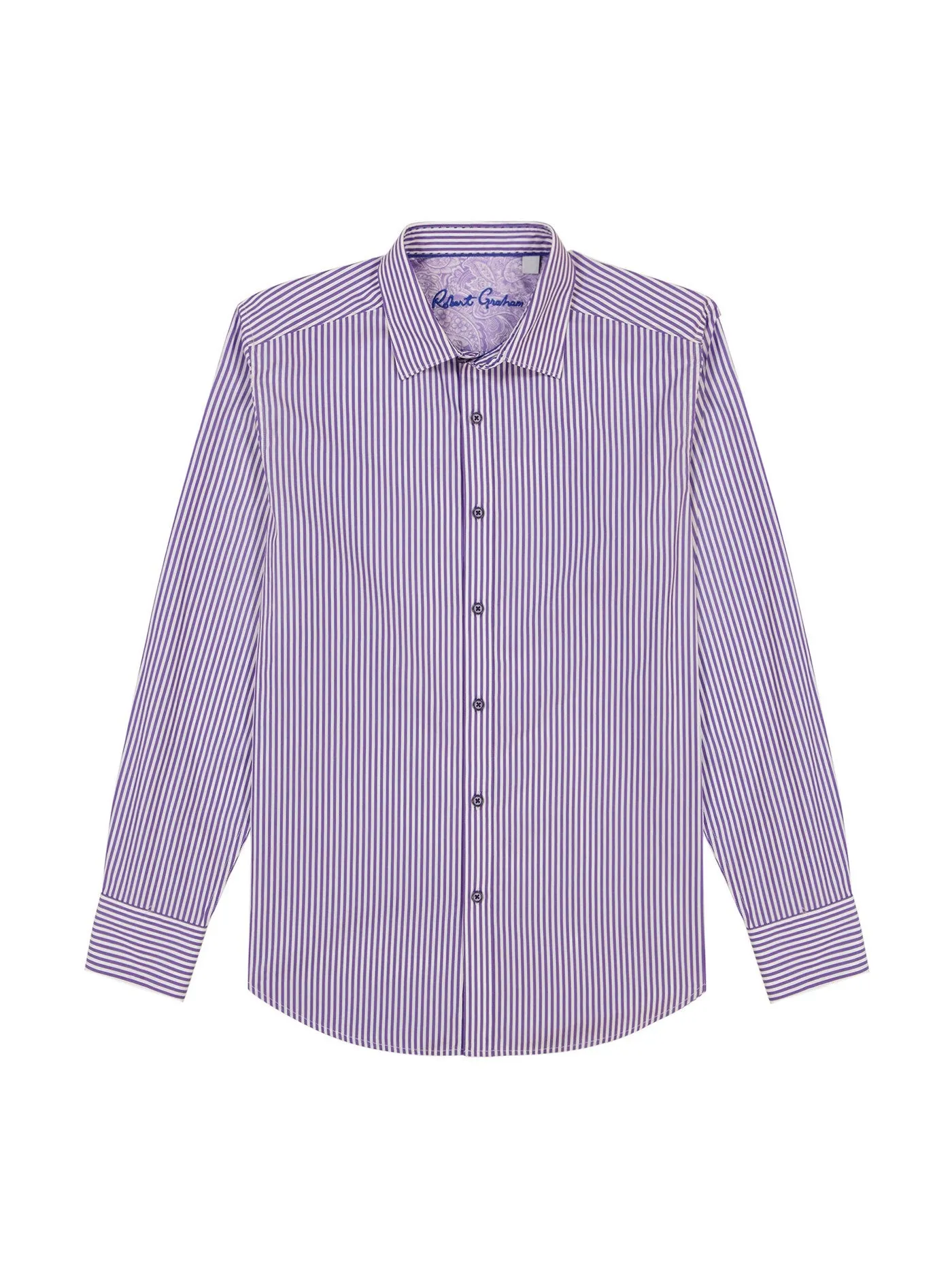GREENWICH LONG SLEEVE BUTTON DOWN SHIRT sold by Robert Graham product image thumbnail 2