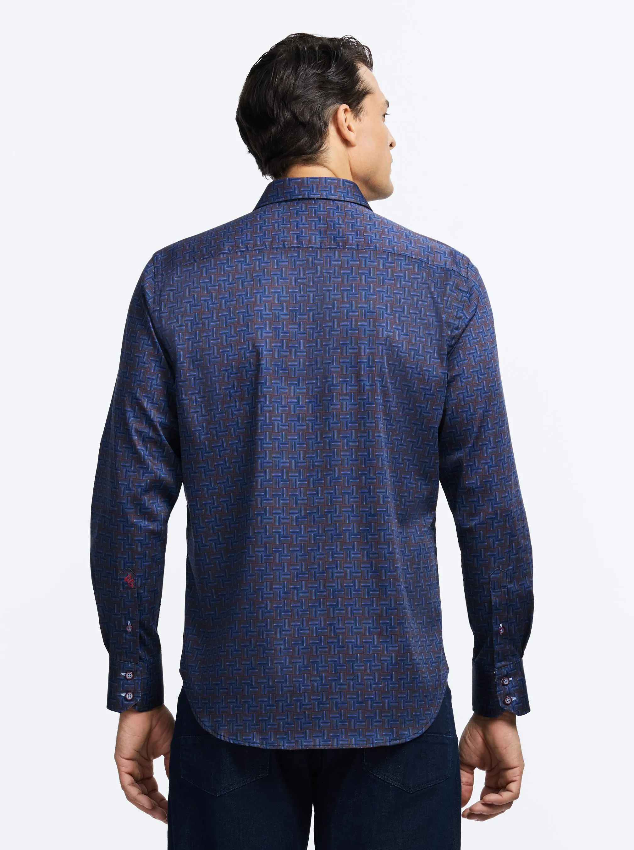 TALBOT LONG SLEEVE BUTTON DOWN SHIRT sold by Robert Graham product image thumbnail 4