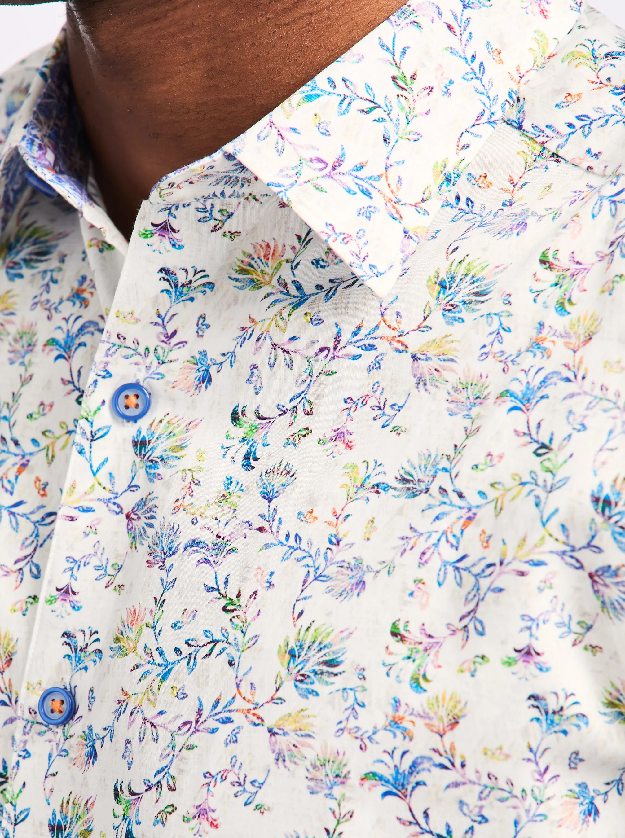 CARMO LONG SLEEVE BUTTON DOWN SHIRT sold by Robert Graham product image thumbnail 4