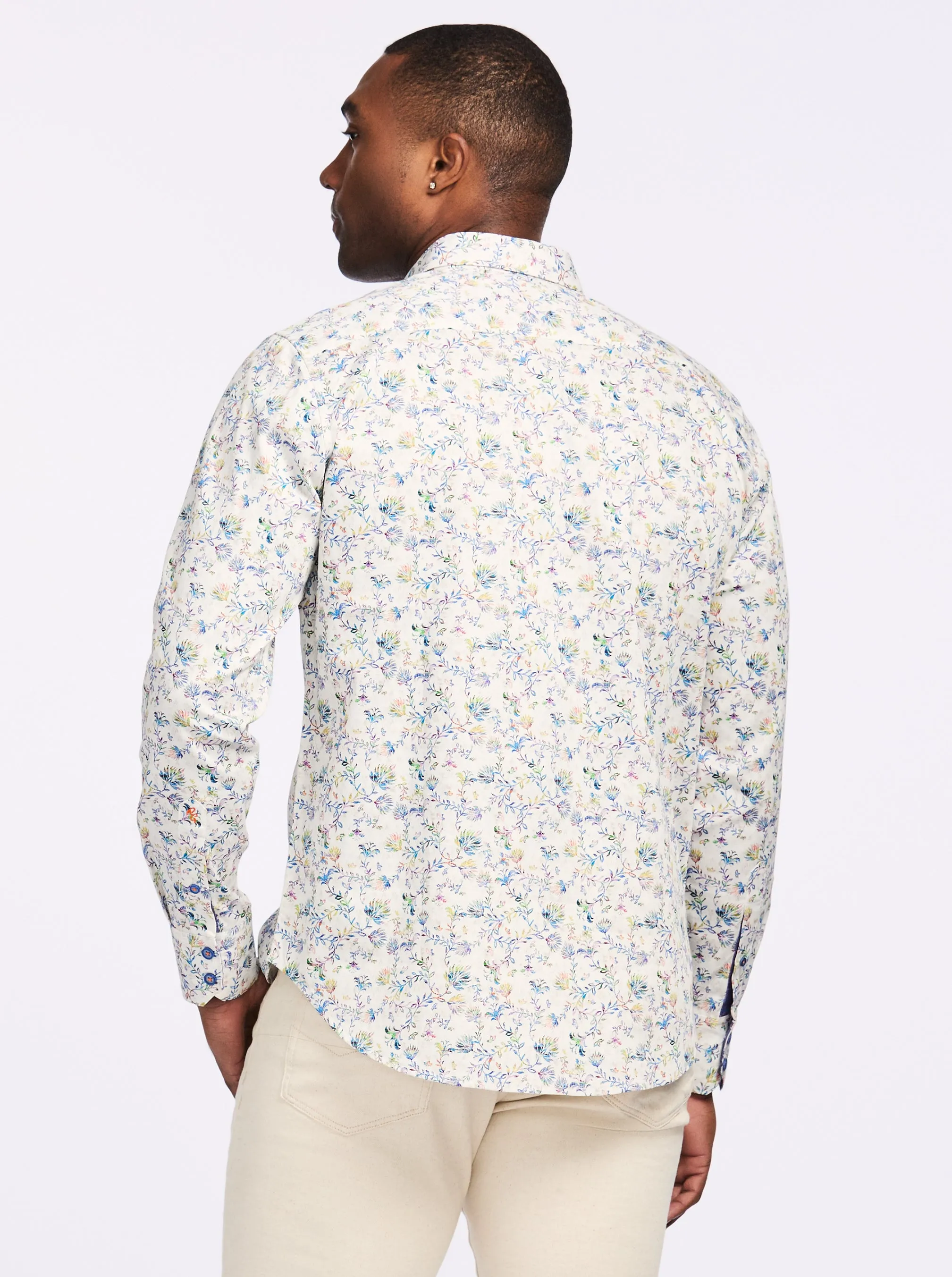 CARMO LONG SLEEVE BUTTON DOWN SHIRT sold by Robert Graham product image thumbnail 2