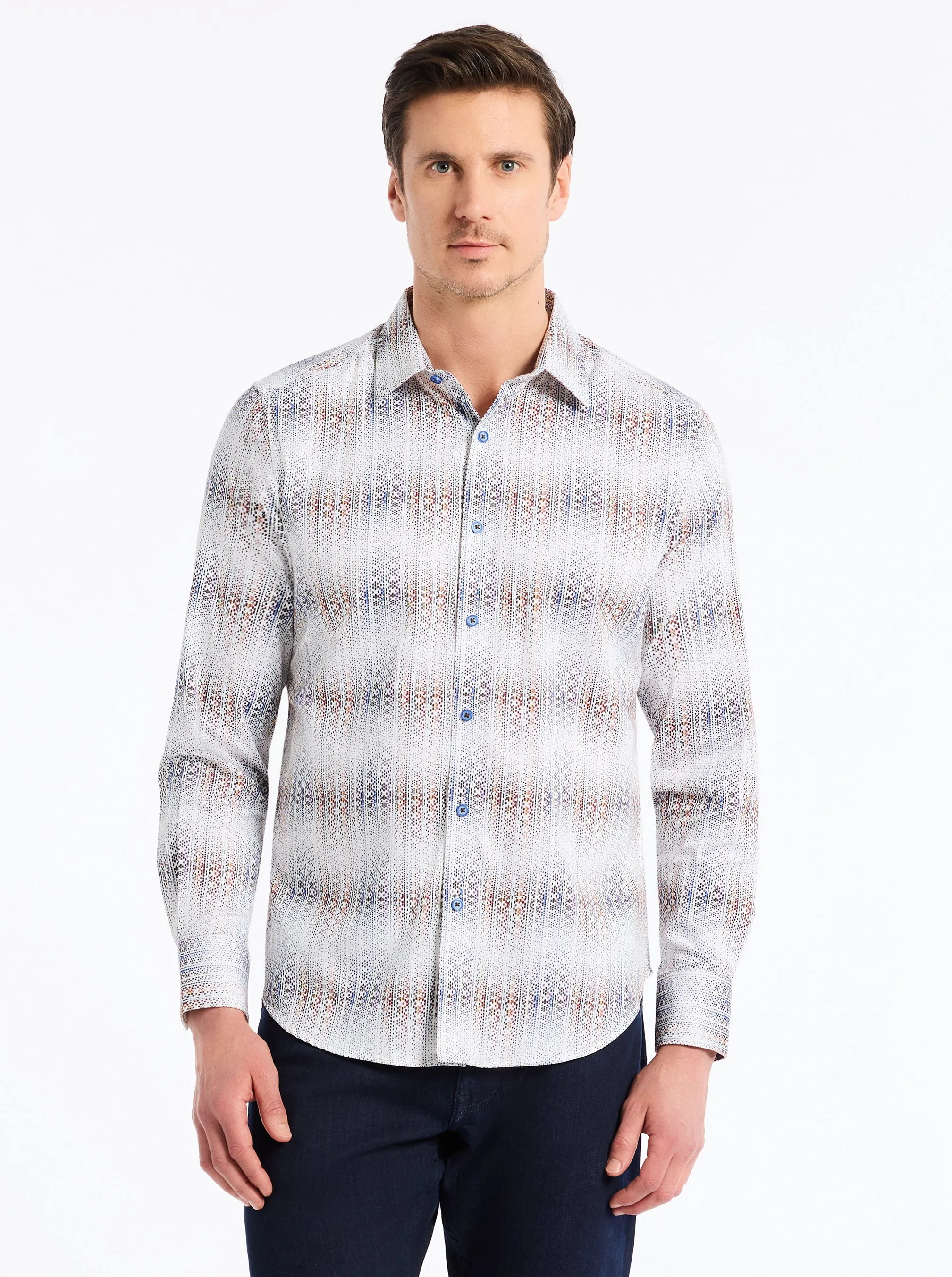 FORSYTH LONG SLEEVE BUTTON DOWN SHIRT BIG sold by Robert Graham