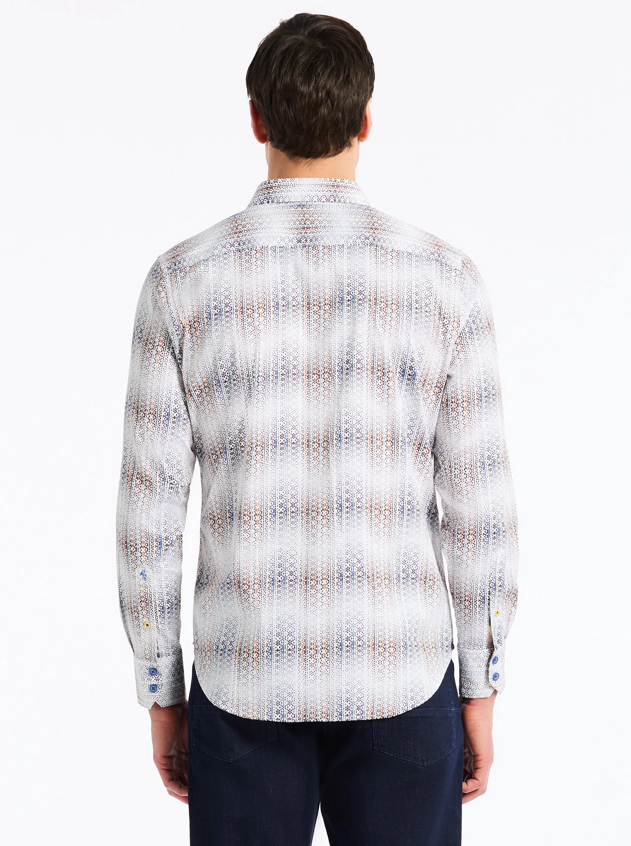 FORSYTH LONG SLEEVE BUTTON DOWN SHIRT BIG sold by Robert Graham product image thumbnail 2