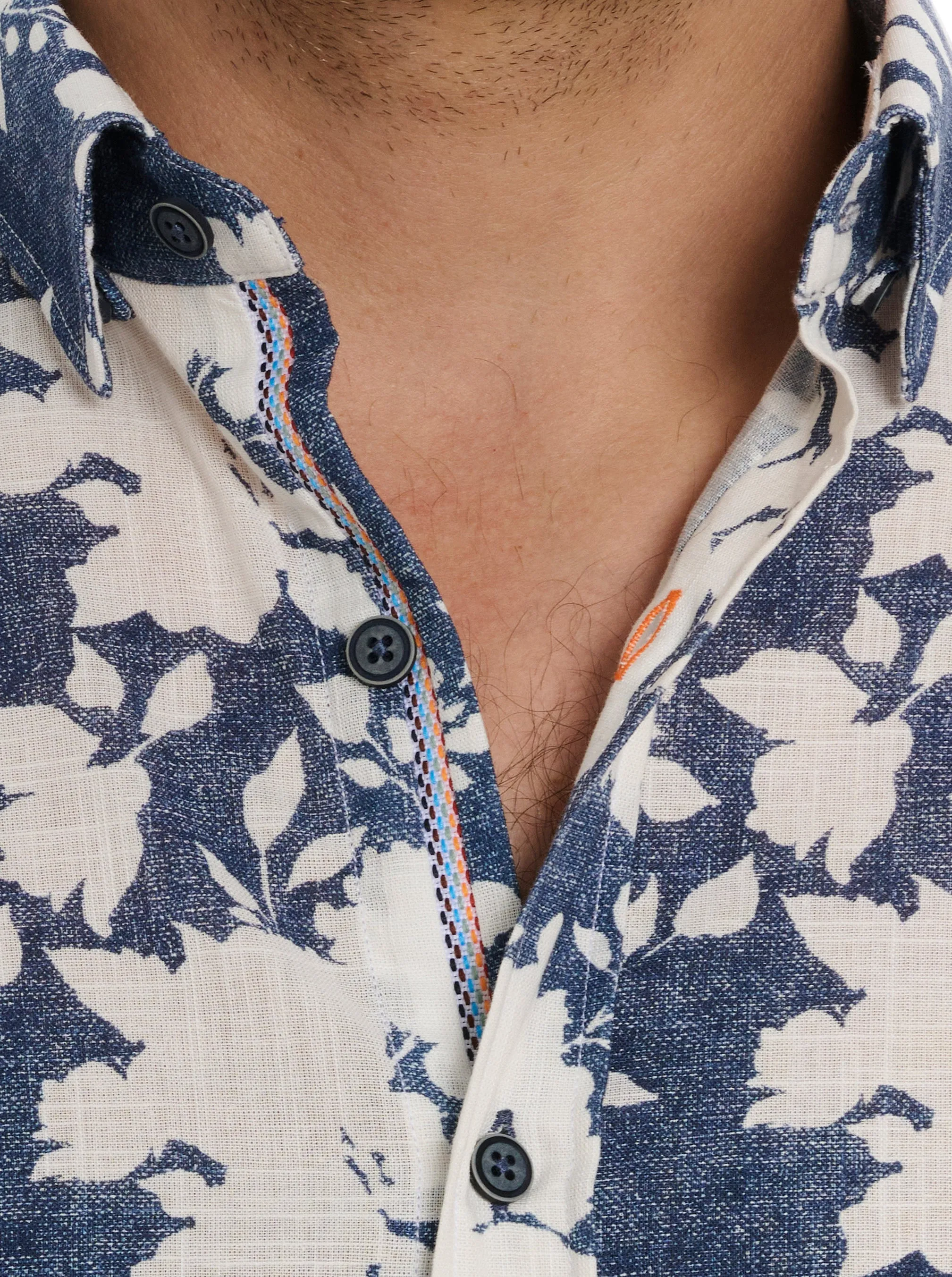 DOMINUS LONG SLEEVE BUTTON DOWN SHIRT sold by Robert Graham product image thumbnail 4