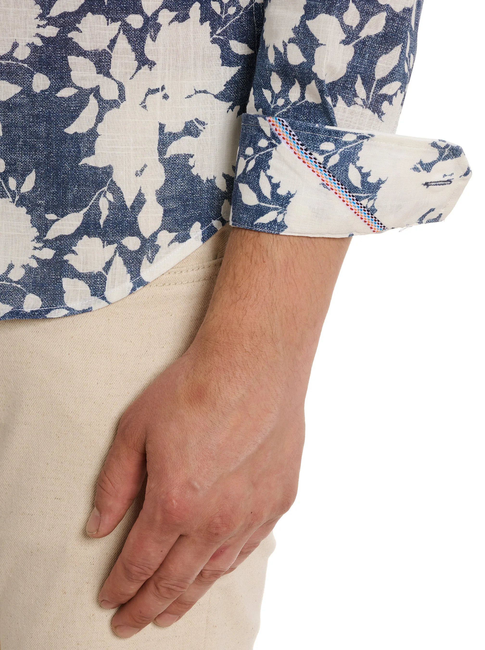 DOMINUS LONG SLEEVE BUTTON DOWN SHIRT sold by Robert Graham product image thumbnail 2