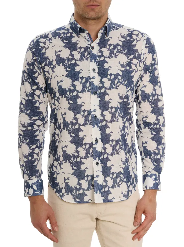 DOMINUS LONG SLEEVE BUTTON DOWN SHIRT made by Robert Graham
