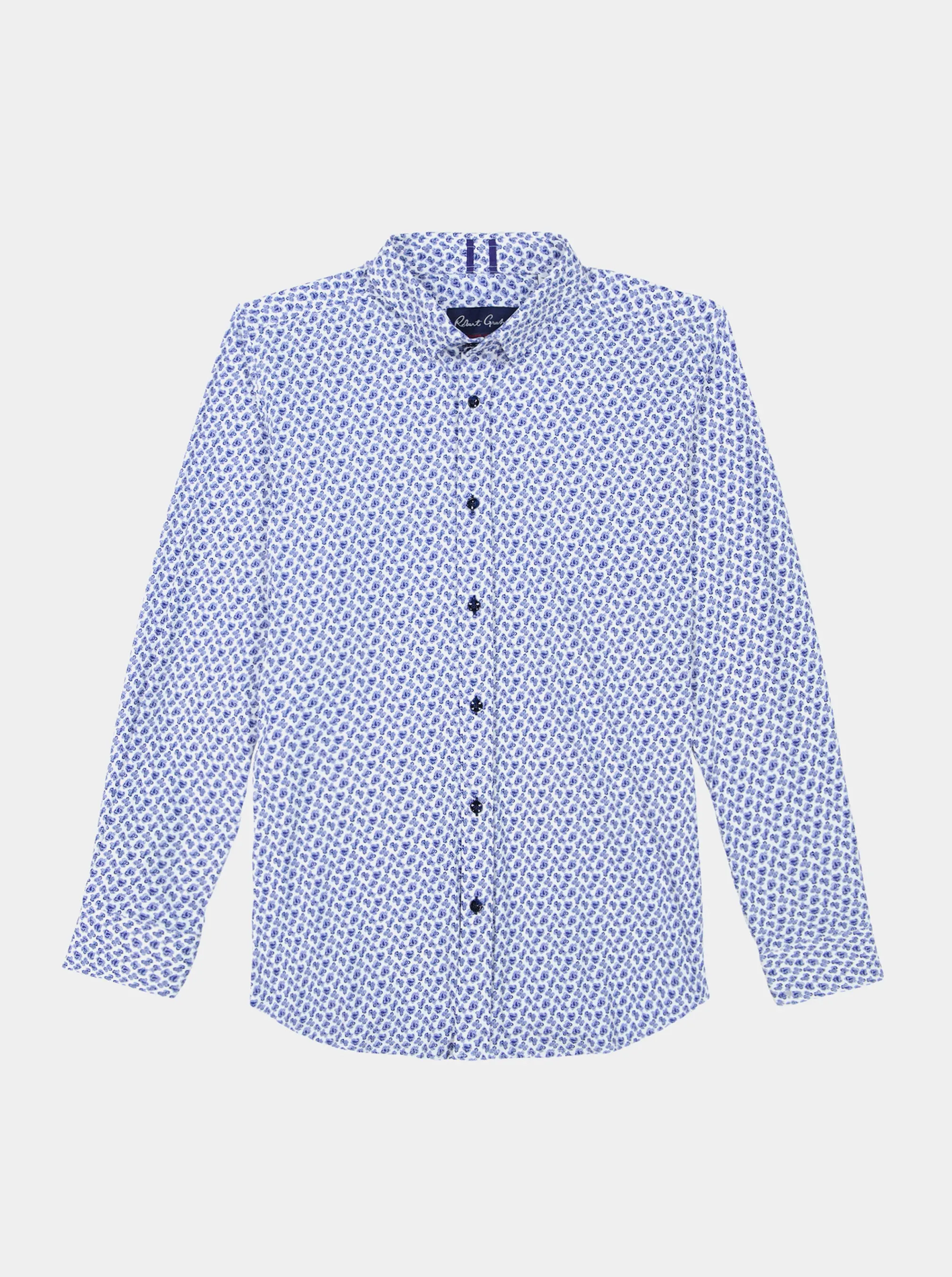 HARLAN LONG SLEEVE BUTTON DOWN SHIRT sold by Robert Graham product image thumbnail 2