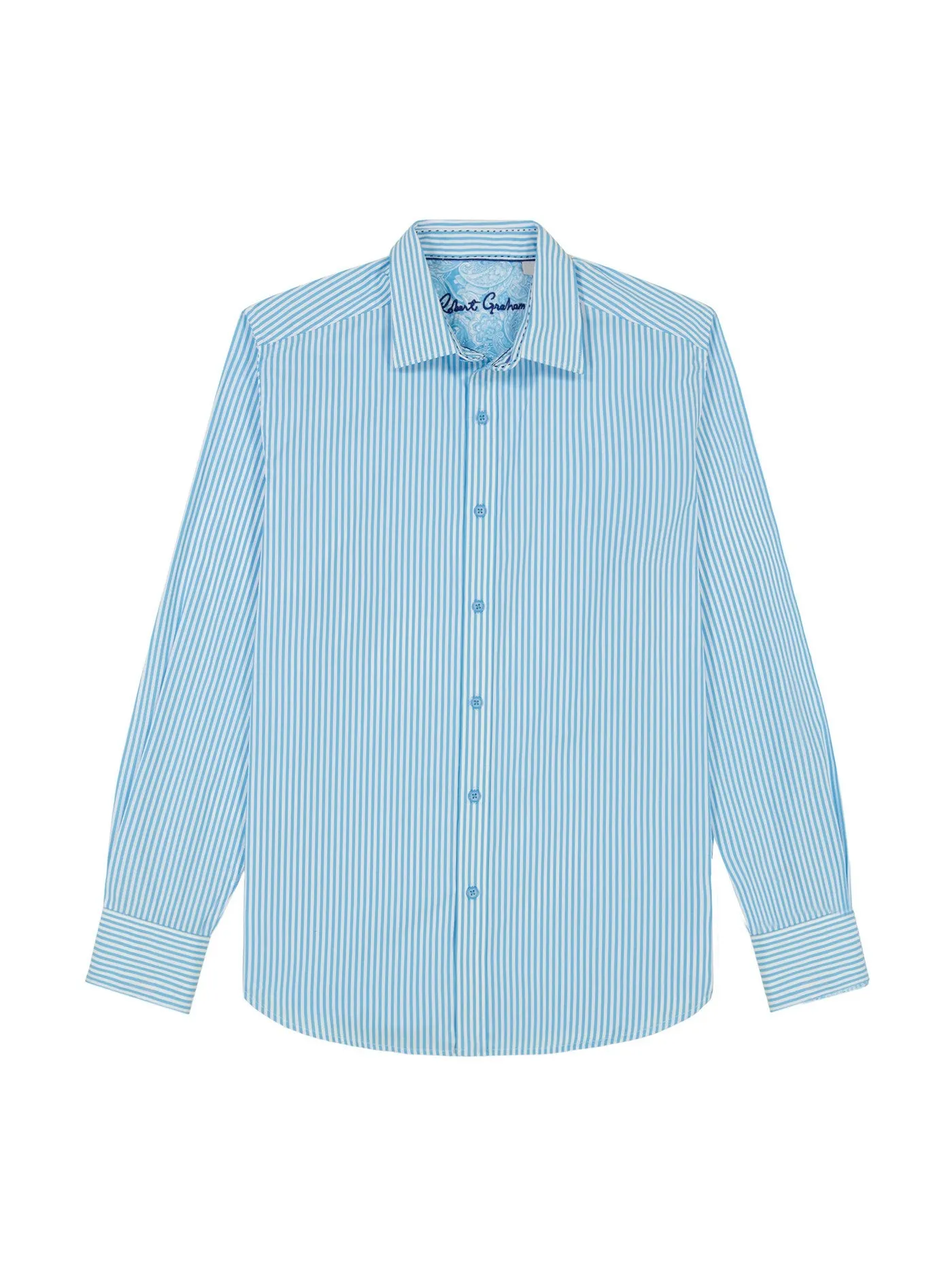 GREENWICH LONG SLEEVE BUTTON DOWN SHIRT sold by Robert Graham product image thumbnail 2
